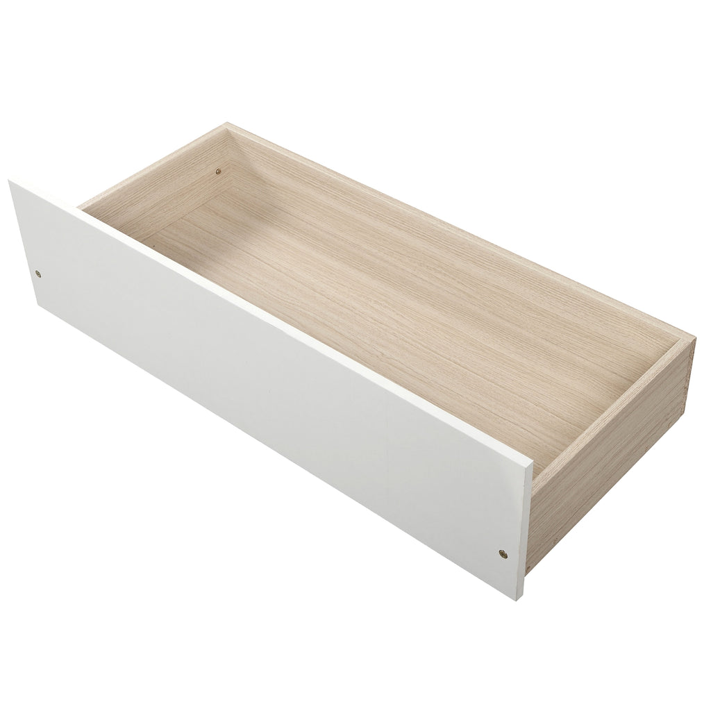 LuneluX_Home – Full-Over-Full Bunk Bed with Storage Drawers (White) - enhanced image 6