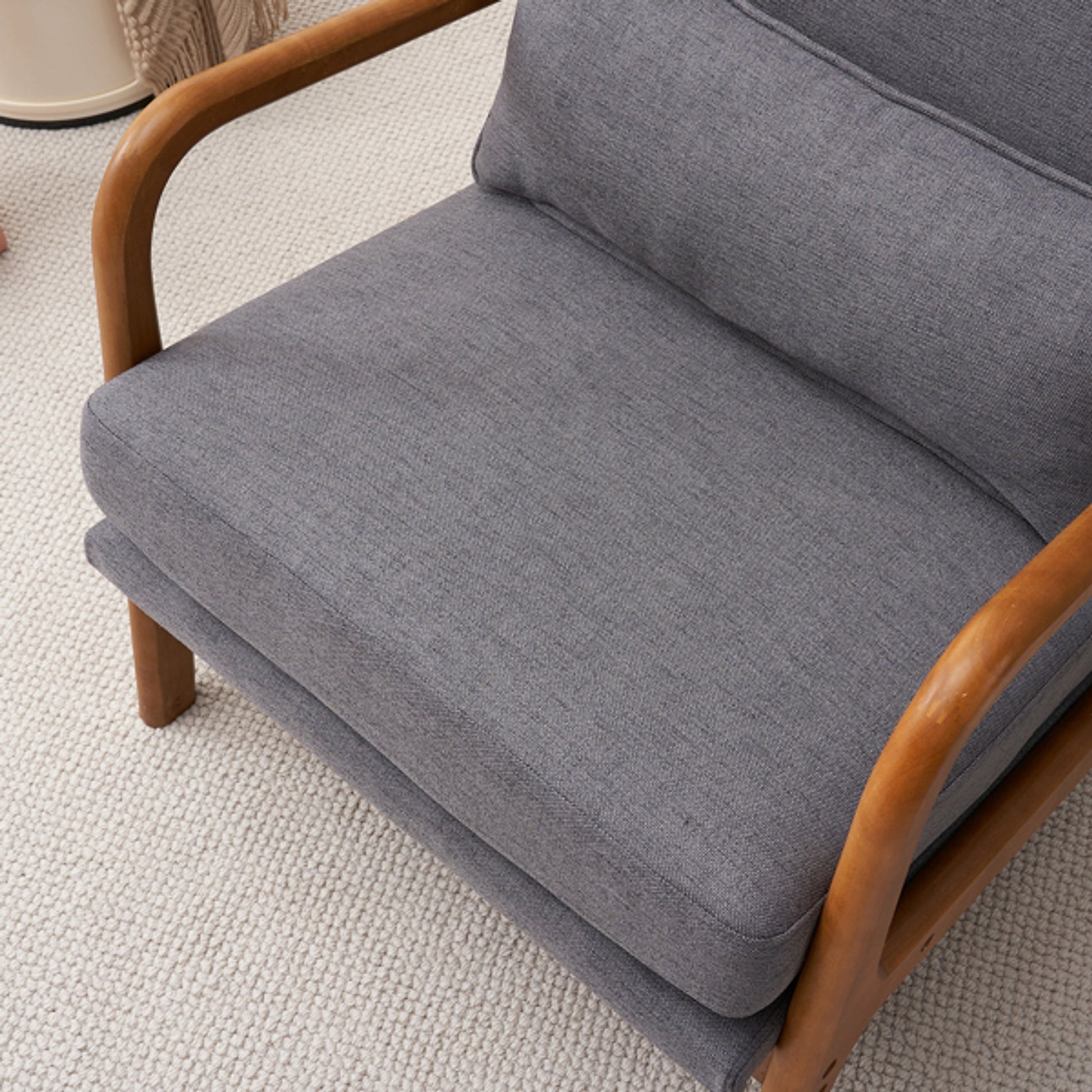 LuneluX_Home – Scandinavian Lounge Chair (Dark Gray) - enhanced image 6