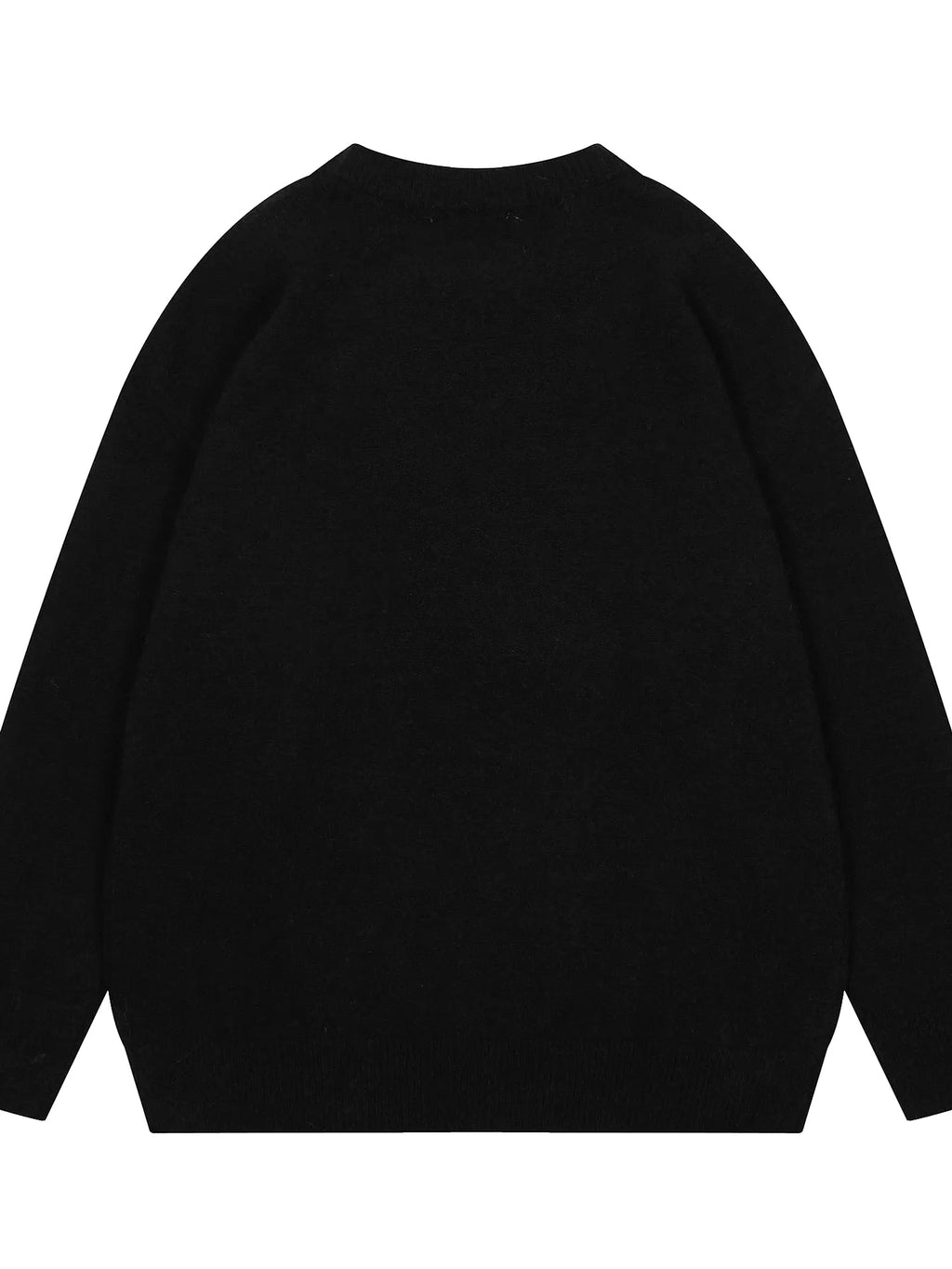 Men's Artistic Eye Graphic Long Sleeve Sweater - enhanced image 6
