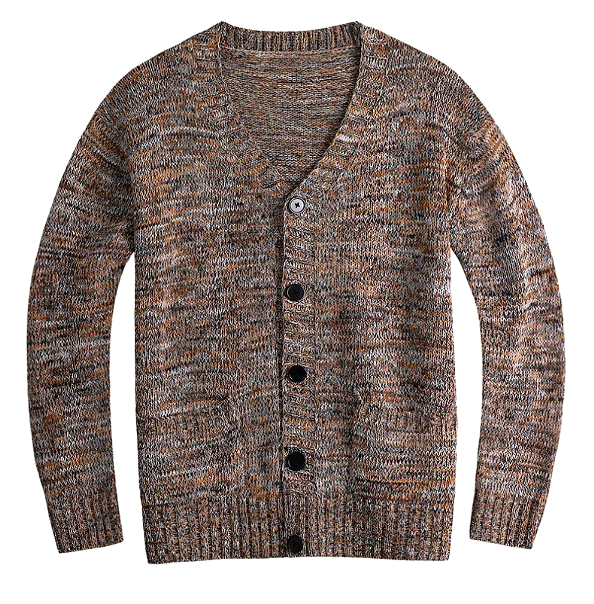 Men's Autumn And Winter Thin Mixed Wool Sweater - enhanced image 6