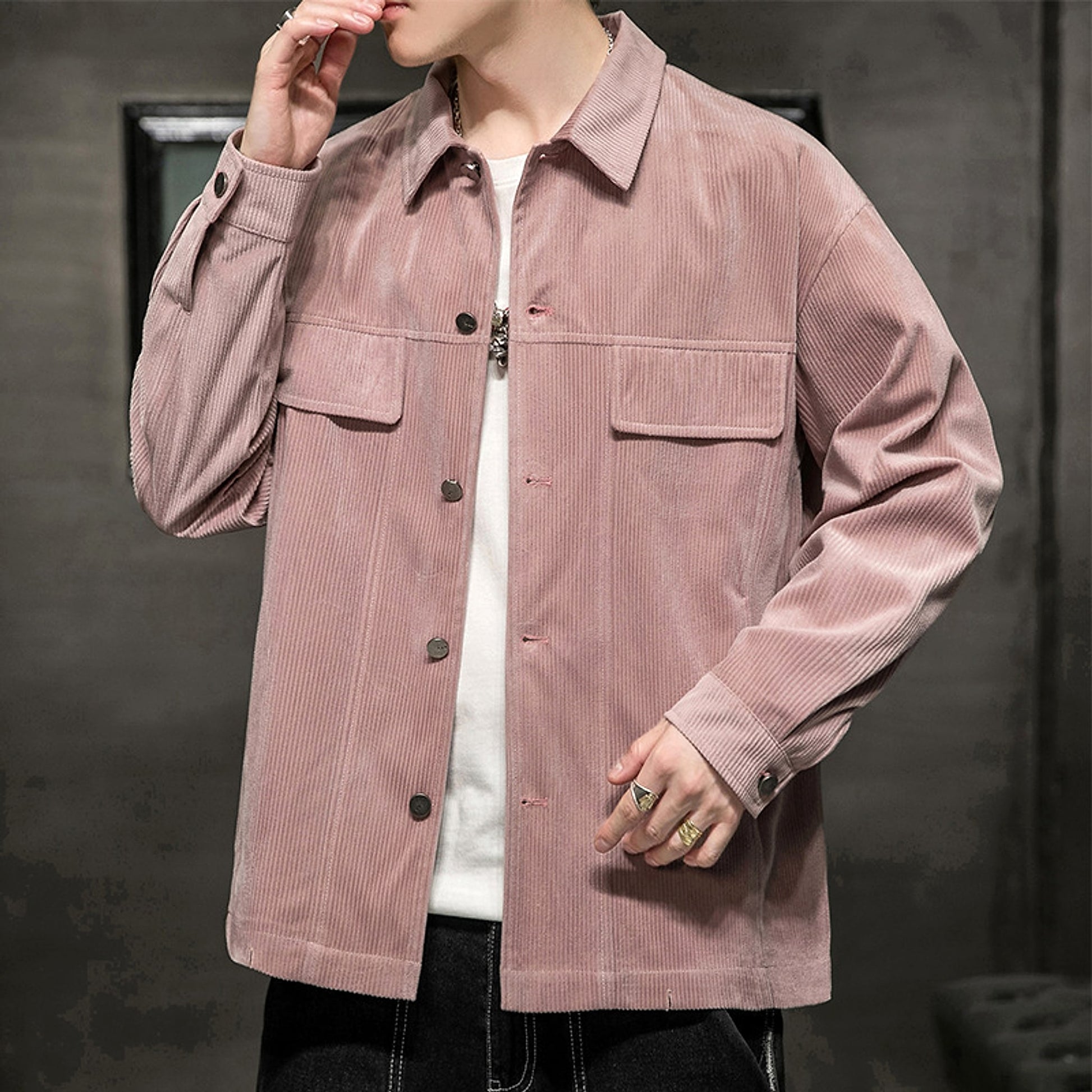 Men's College Student Casual  Jacket - enhanced image 6
