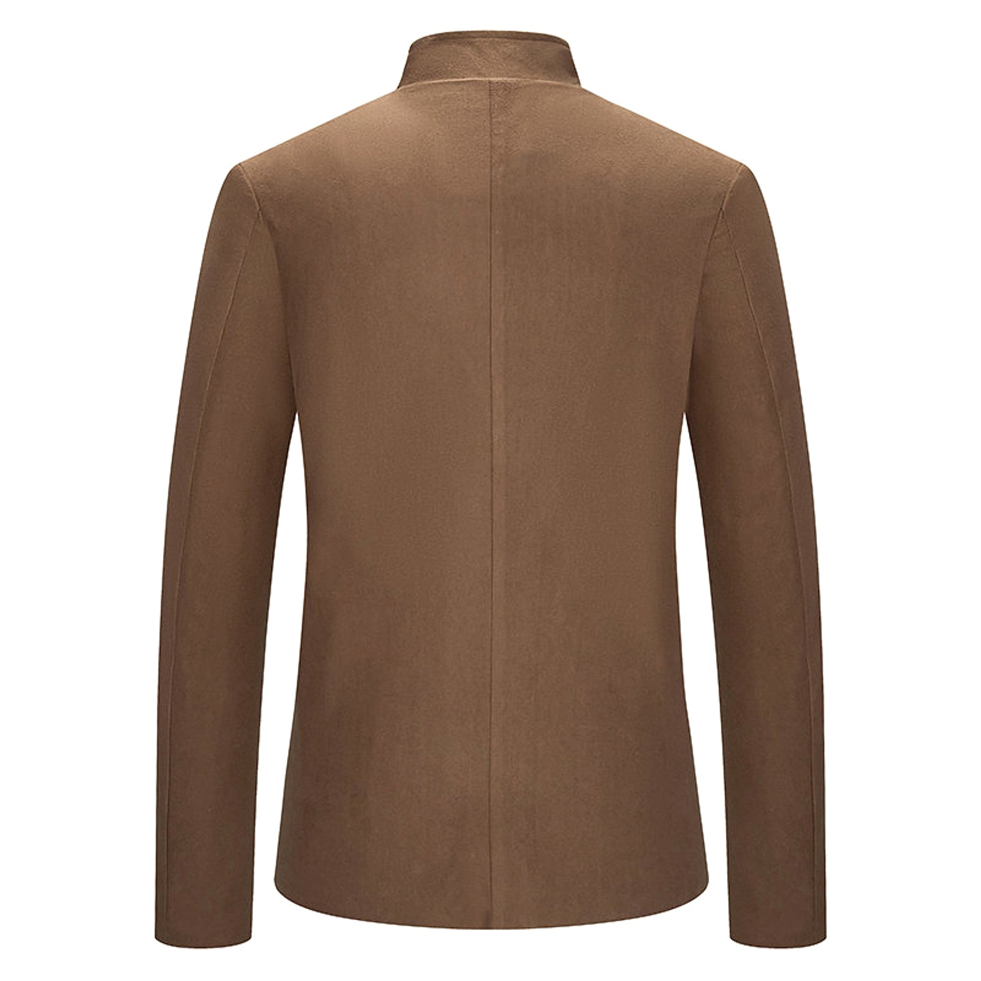 UrbanEdge™ – Color Stitching Mandarin Collar Blazer - enhanced image 6