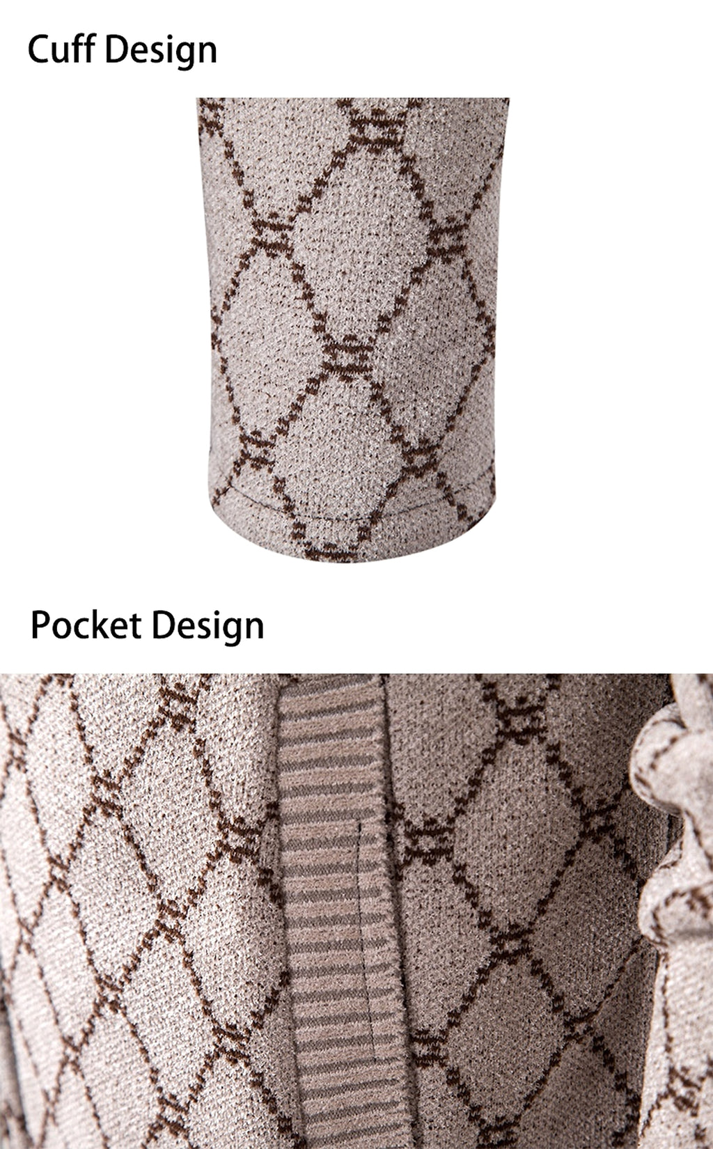 Men's Mid-length Sweater Fashion Casual Hooded Coat - enhanced image 6