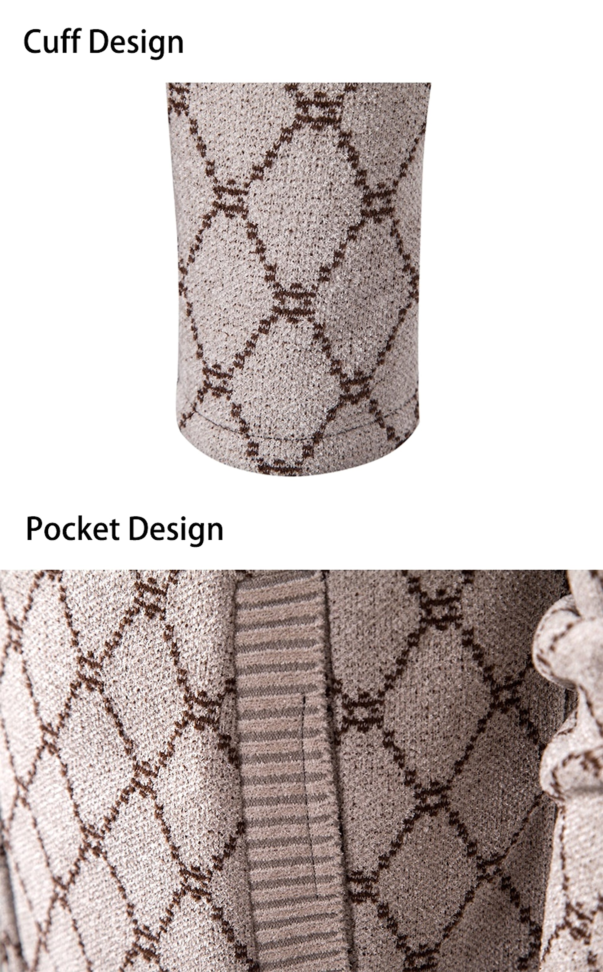 Men's Mid-length Sweater Fashion Casual Hooded Coat - enhanced image 6