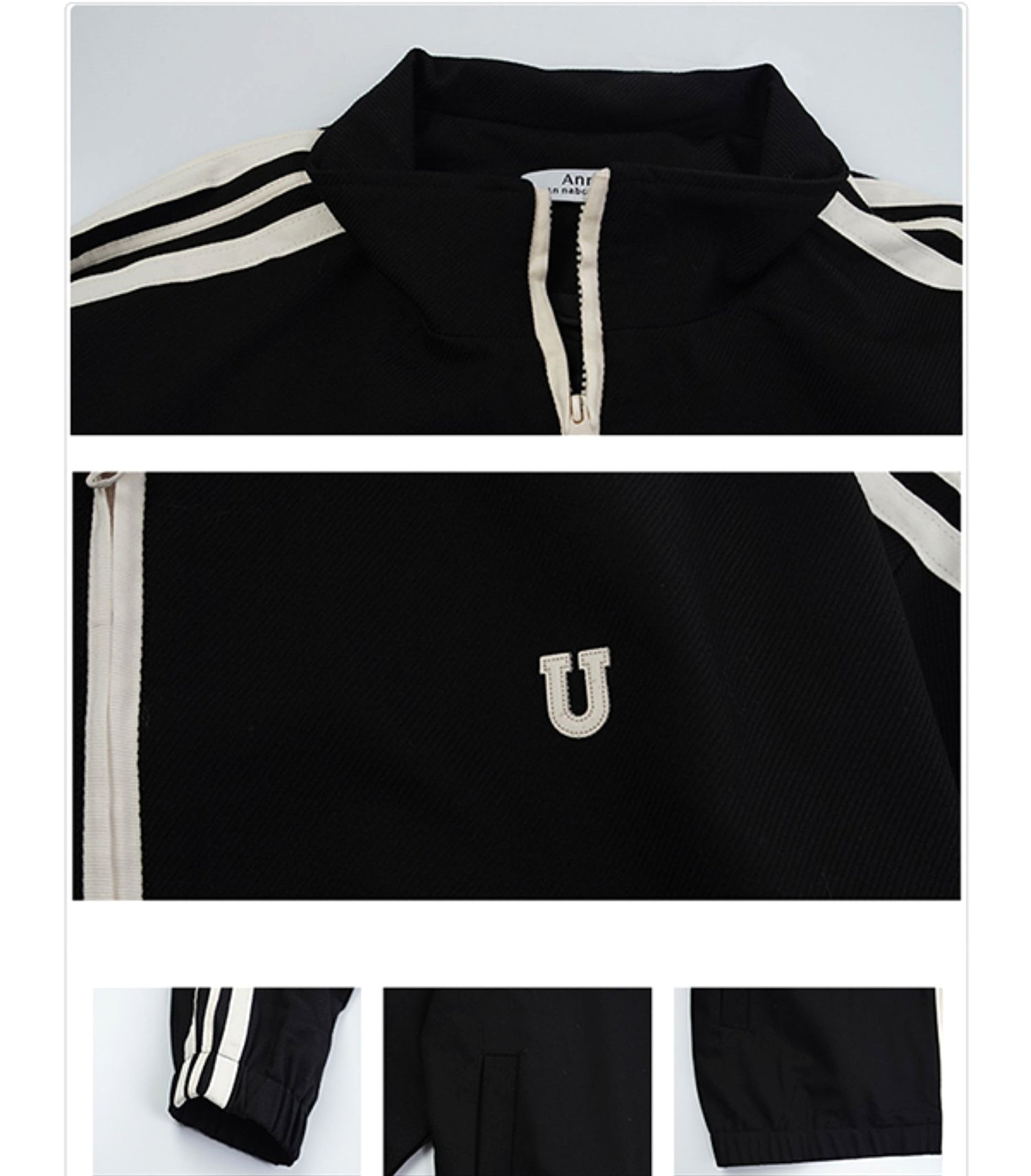 Men's Solid Color Cardigan Sweater Casual Pants Two Piece Set - enhanced image 6