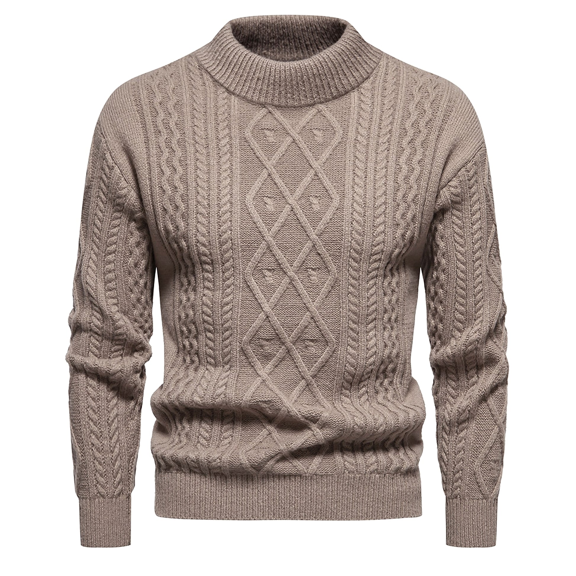 UrbanLayer™ – Solid Knit Crewneck for Men - enhanced image 6