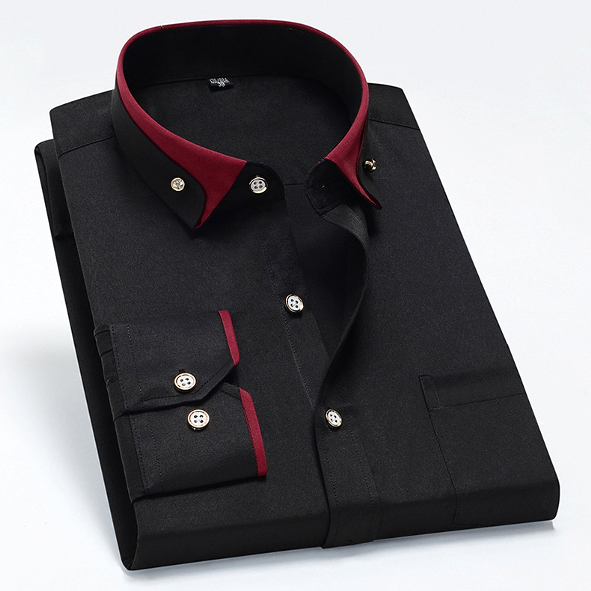 Men's Stretch Long Sleeve DressShirt Casual And Comfortable Non-ironing - enhanced image 6