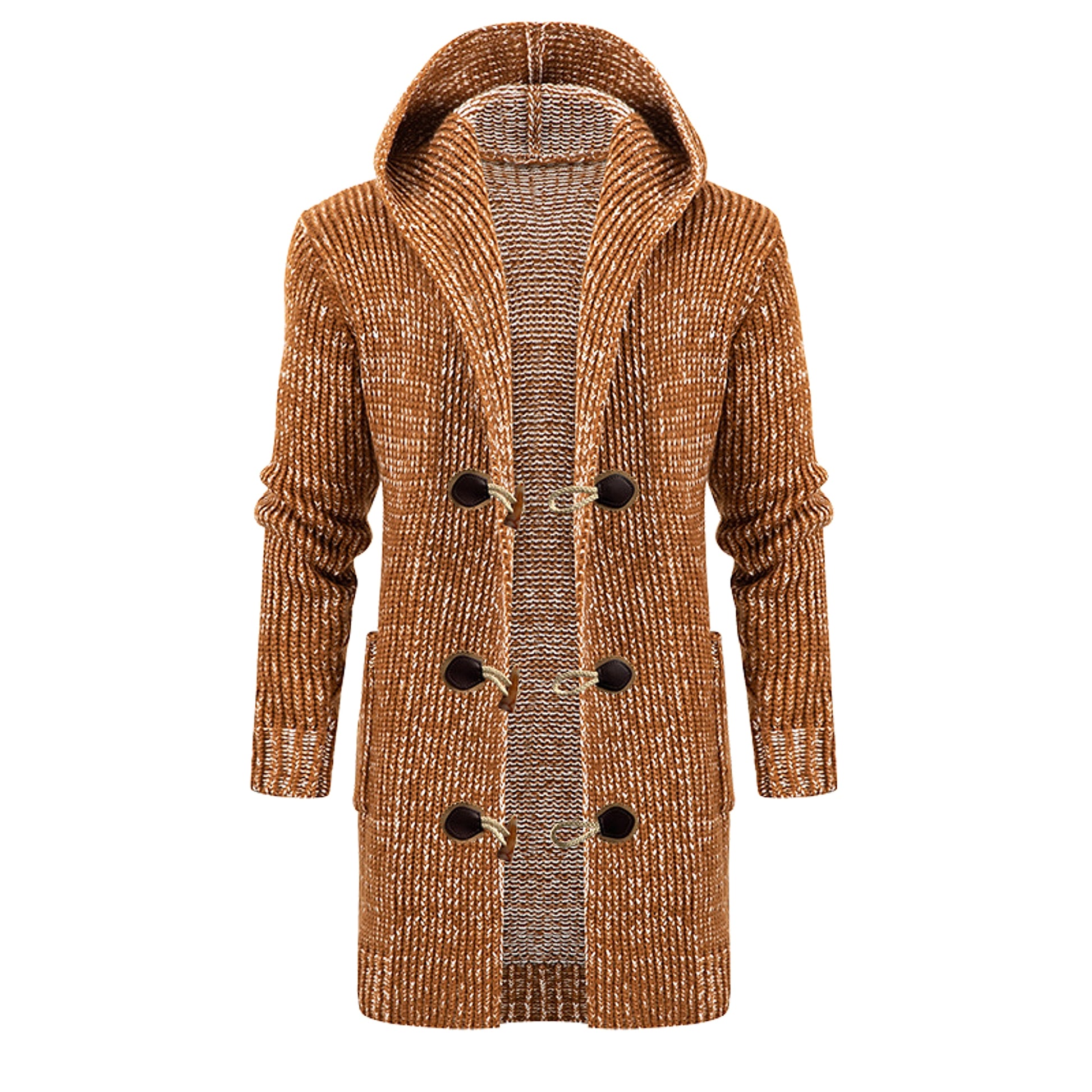 Men's Sweater European And American Style Mid-length Cardigan - enhanced image 6
