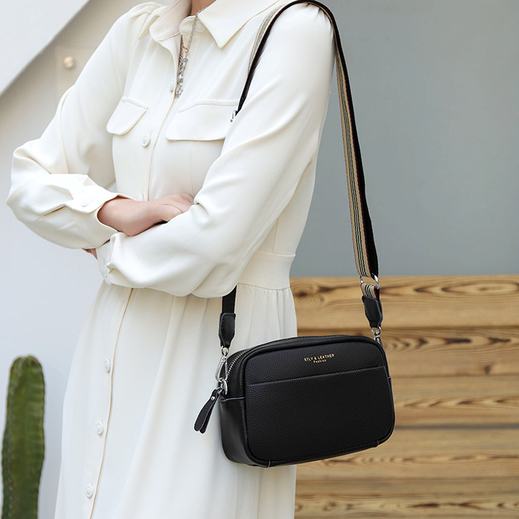 MetroVibe™ – Stripe Urban Crossbody Bag - enhanced image 6
