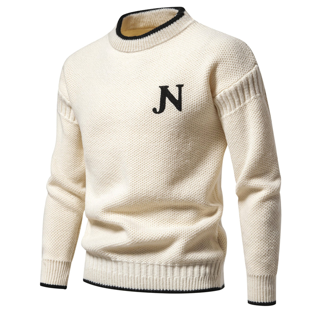 N - Profit - Trendy Leisure Warm Knitted Bottoming Youth Sweater Men - enhanced image 6