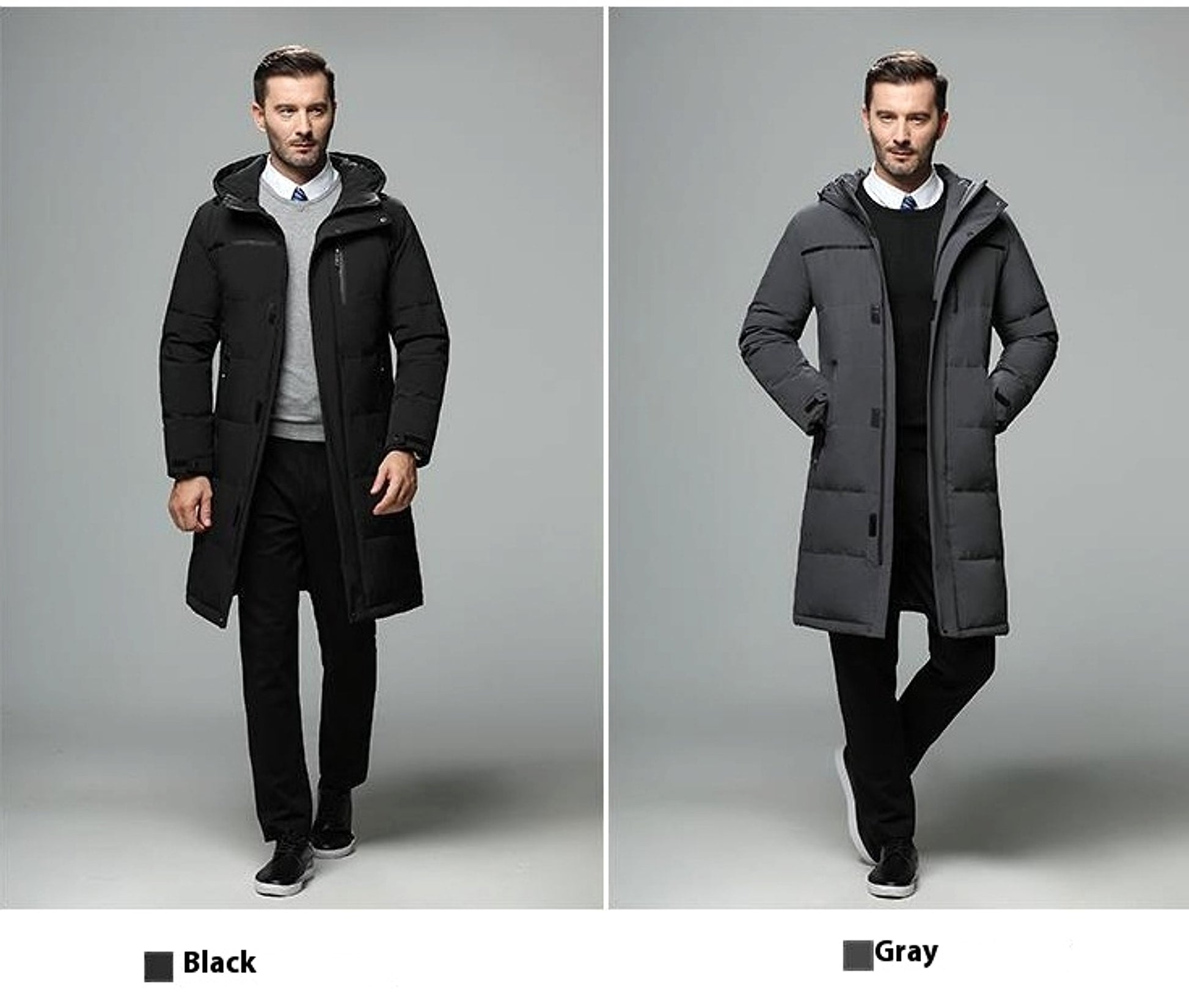 New Down Jacket Men's Mid-length - enhanced image 6