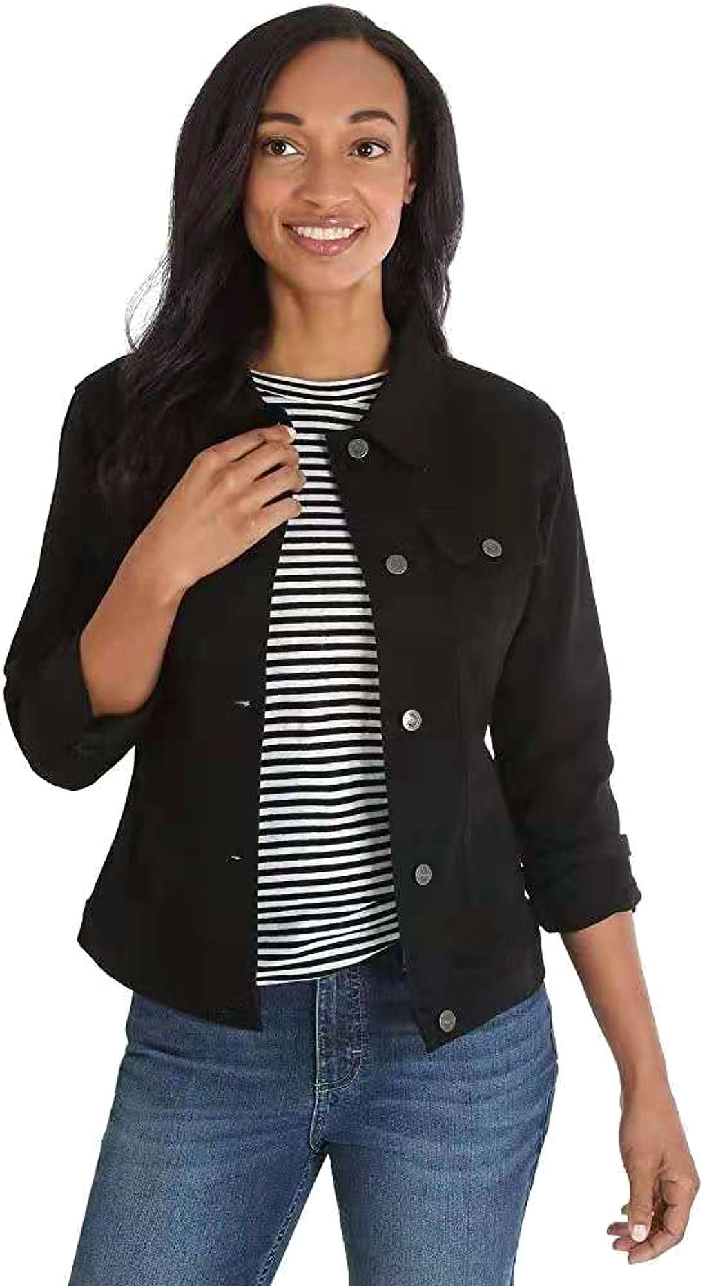 New Style Denim Jacket Women Slim Slimming - enhanced image 6