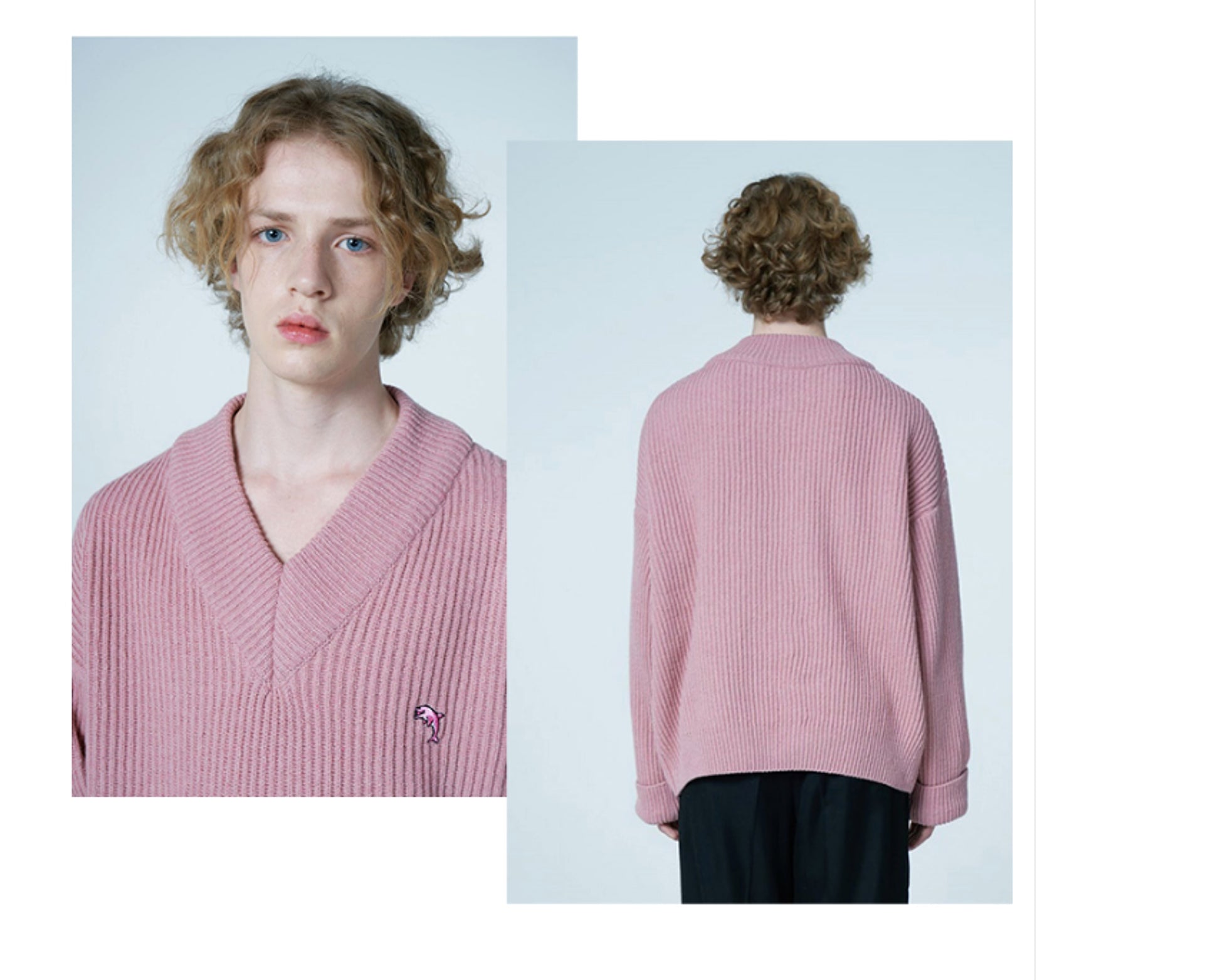 New V-neck Sweater Women Loose-fitting Outer Top - enhanced image 6