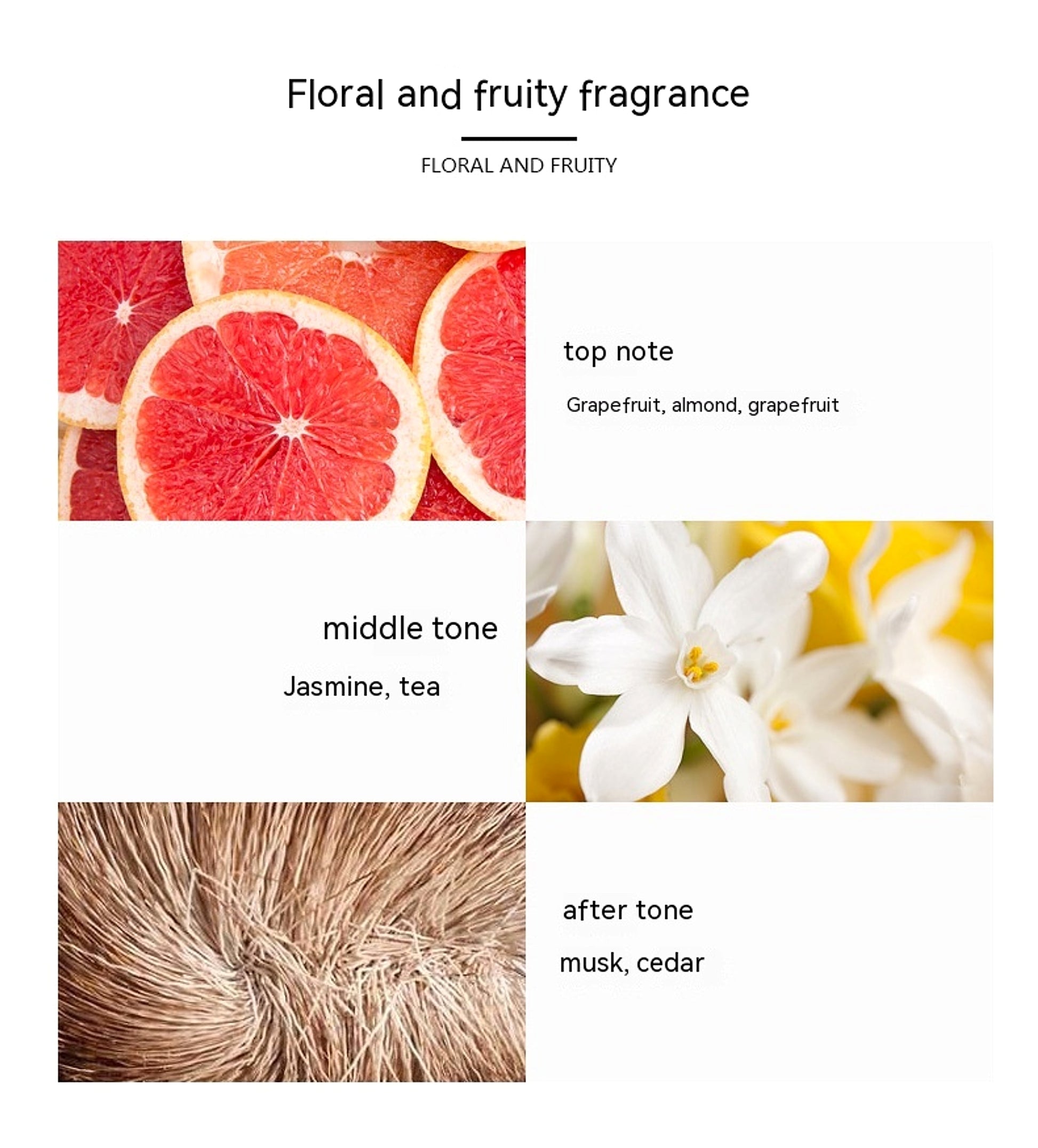 Night Jasmine Perfume Long-lasting Light Perfume 50mL Floral Fruit Tone - enhanced image 6