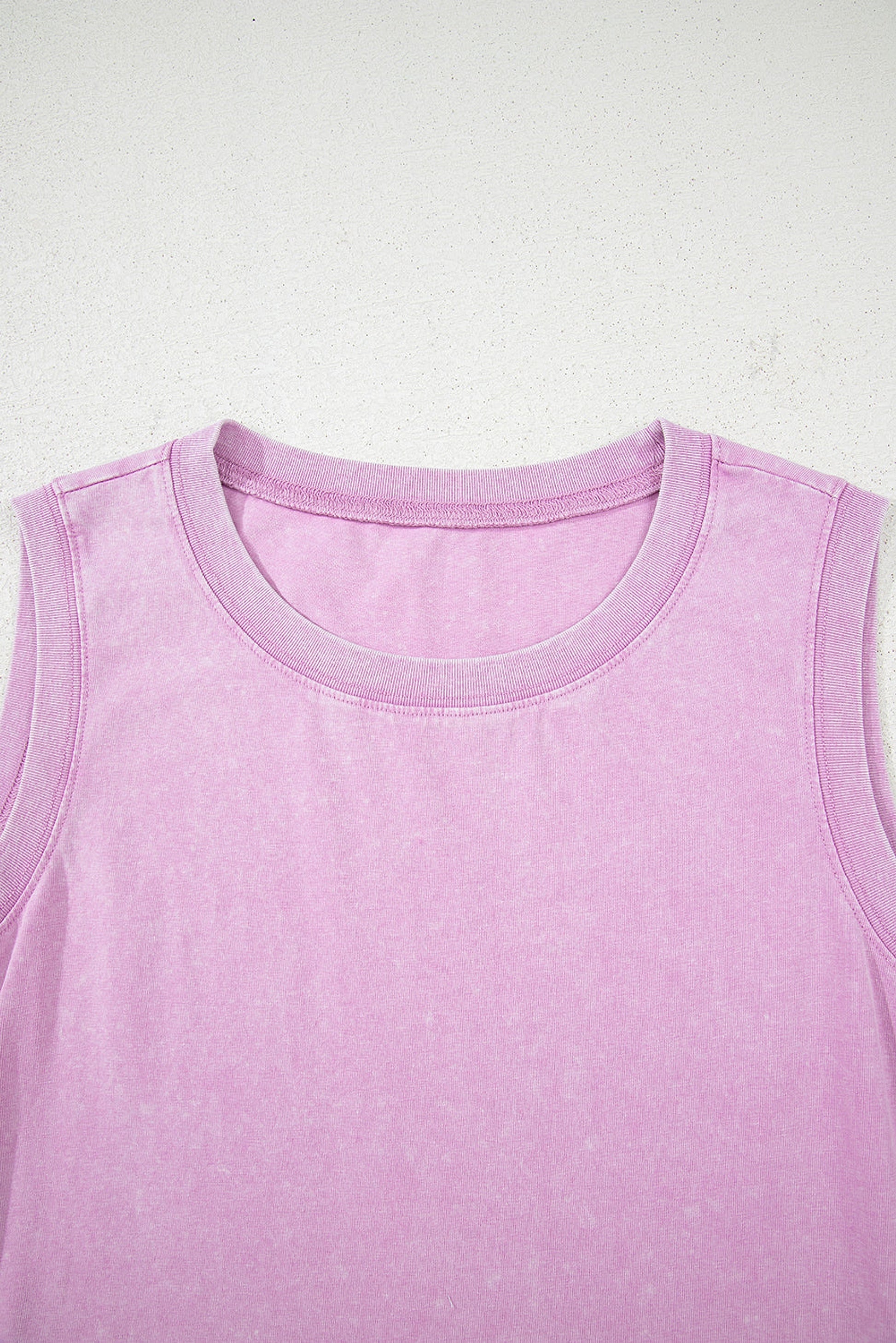 Phalaenopsis Mineral Wash Tank Mini Dress with Pockets - enhanced image 6
