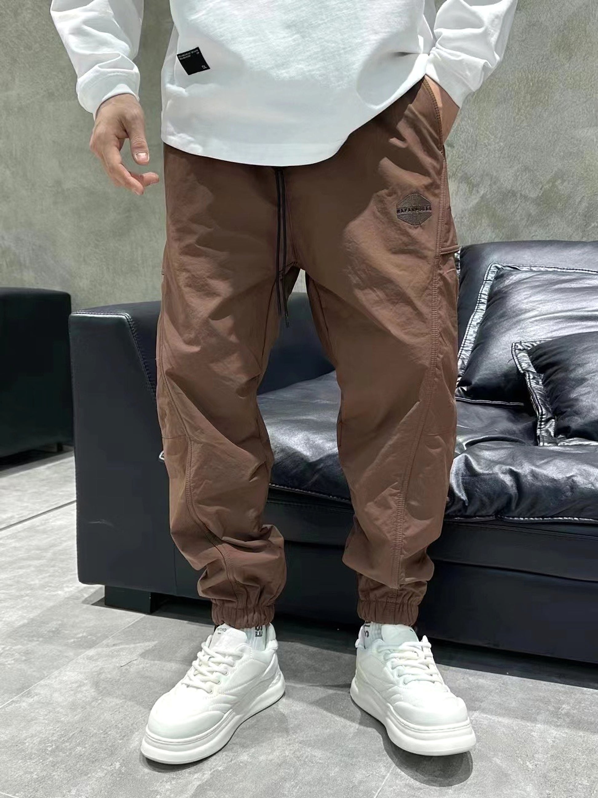 Plush And Thickened Leisure Wear Pants (Jeans) Men - enhanced image 6