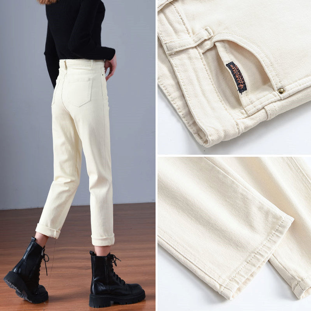 Plush Jeans For Women In Winter - enhanced image 6