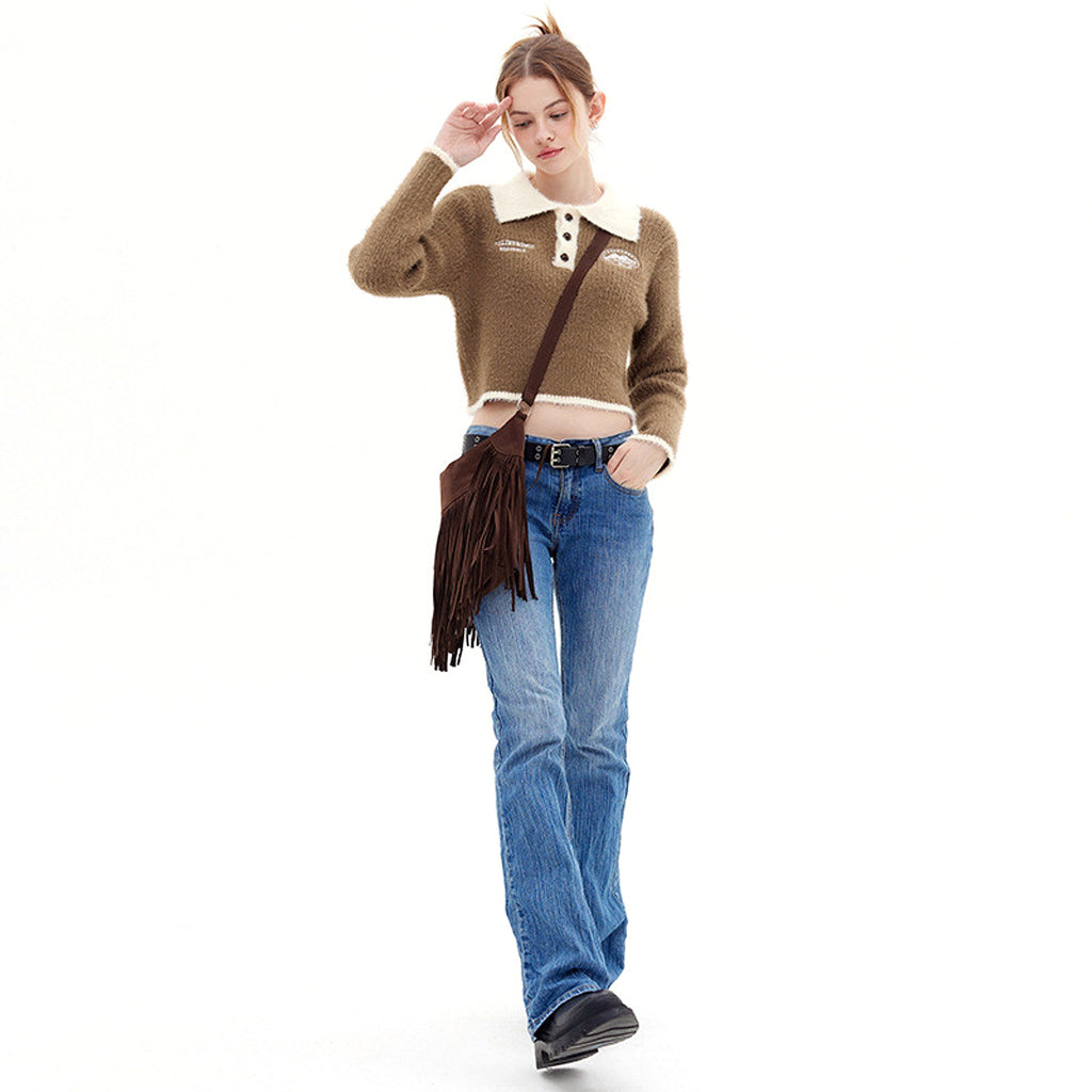Pure Desire College Style Soft Waxy New Sweater Ins Simple Women - enhanced image 6