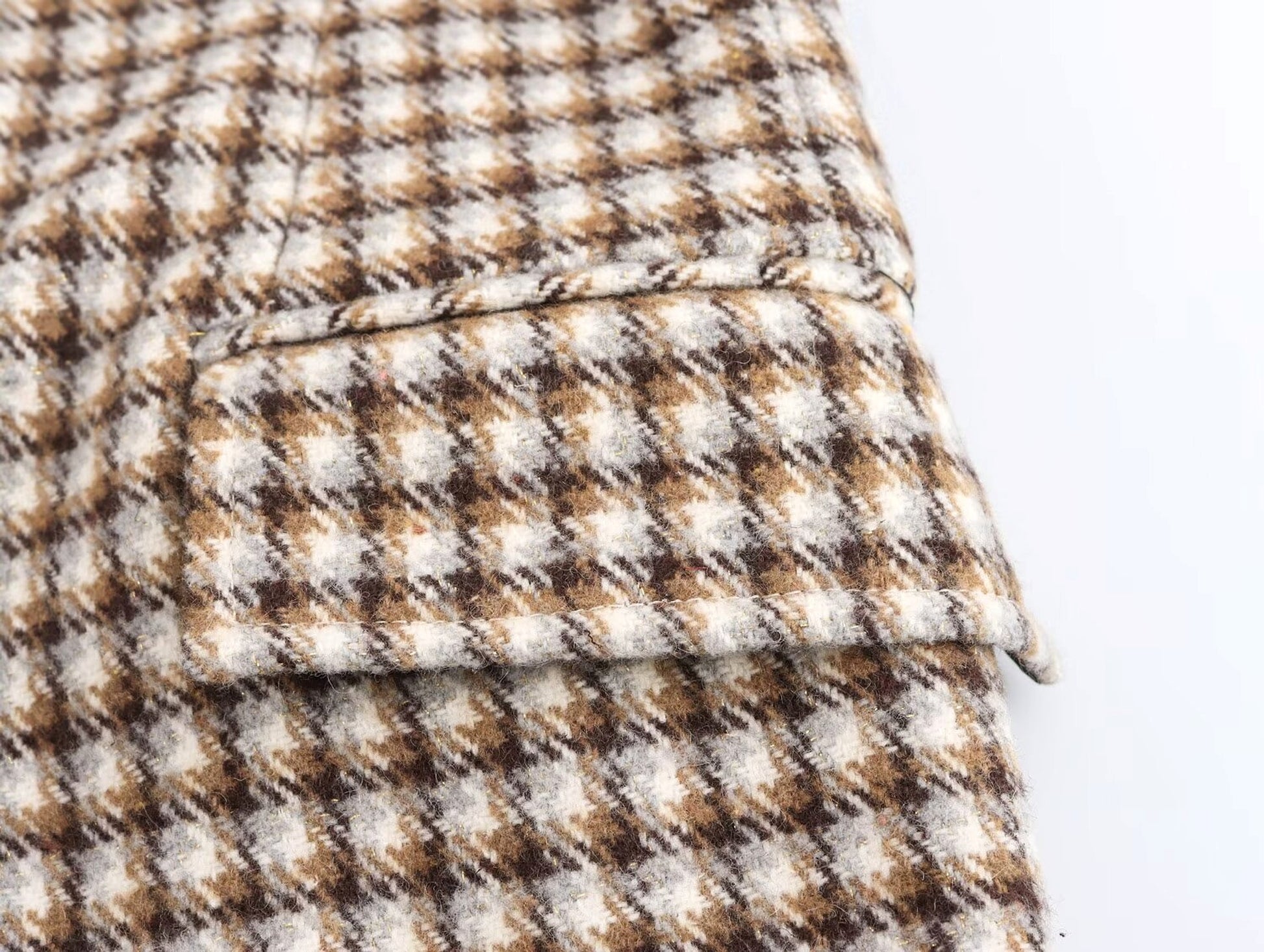 Retro Plaid Wool Look Coat – 25 Edition - enhanced image 6