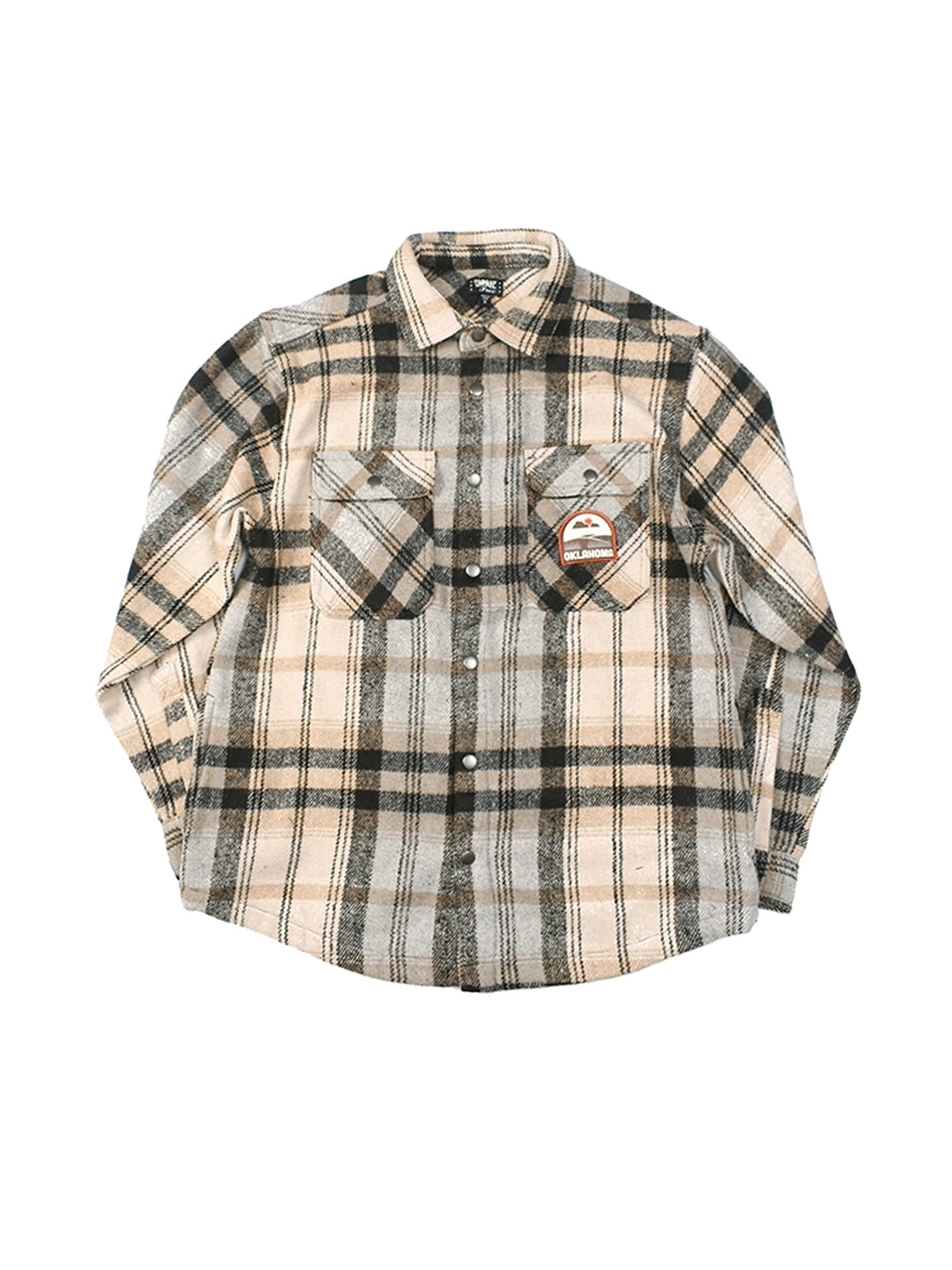 Retro Street Lightning Flame Loose DressShirt Men - enhanced image 6