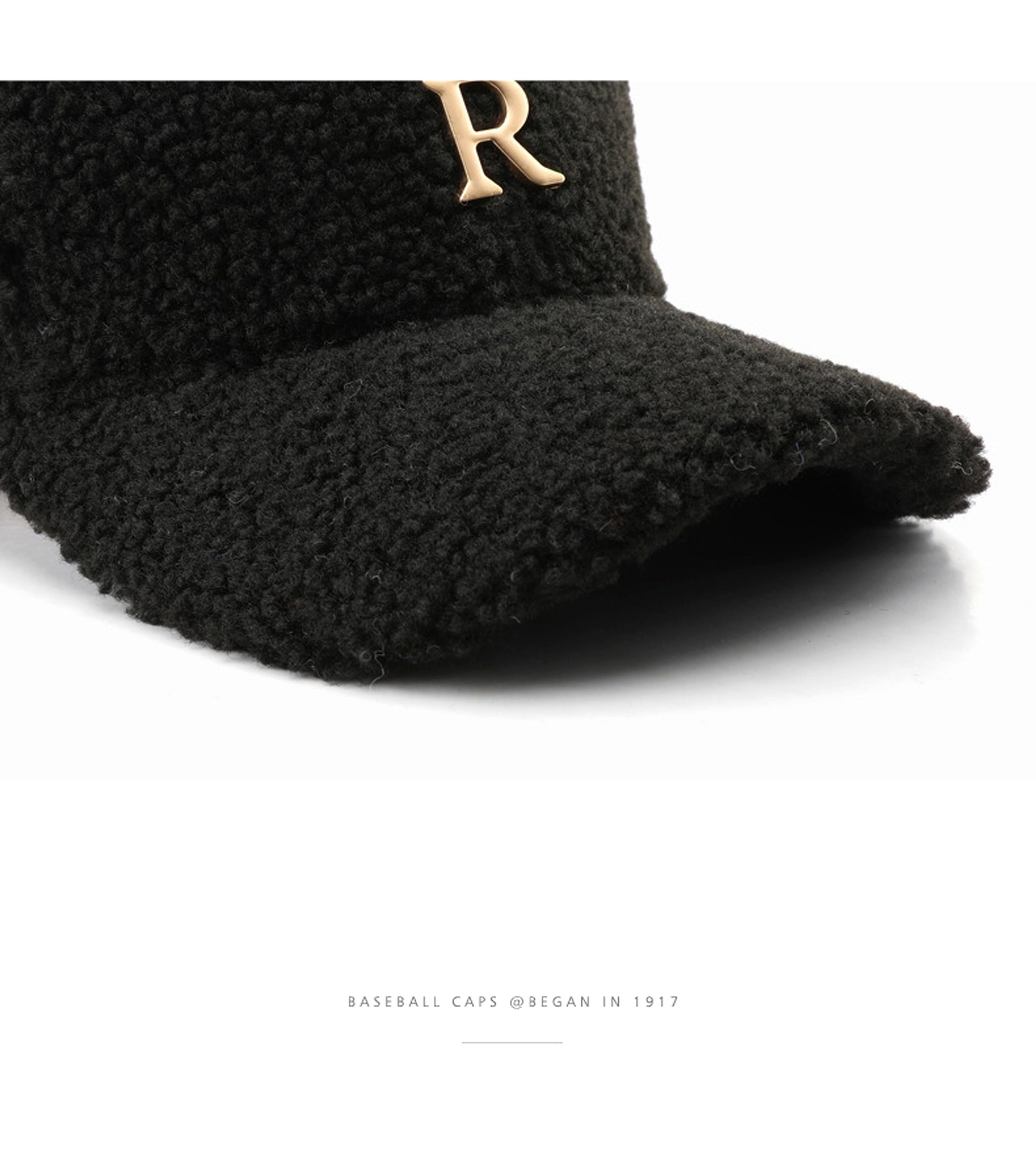 RICH - Lamb Wool Baseball Cap - enhanced image 6