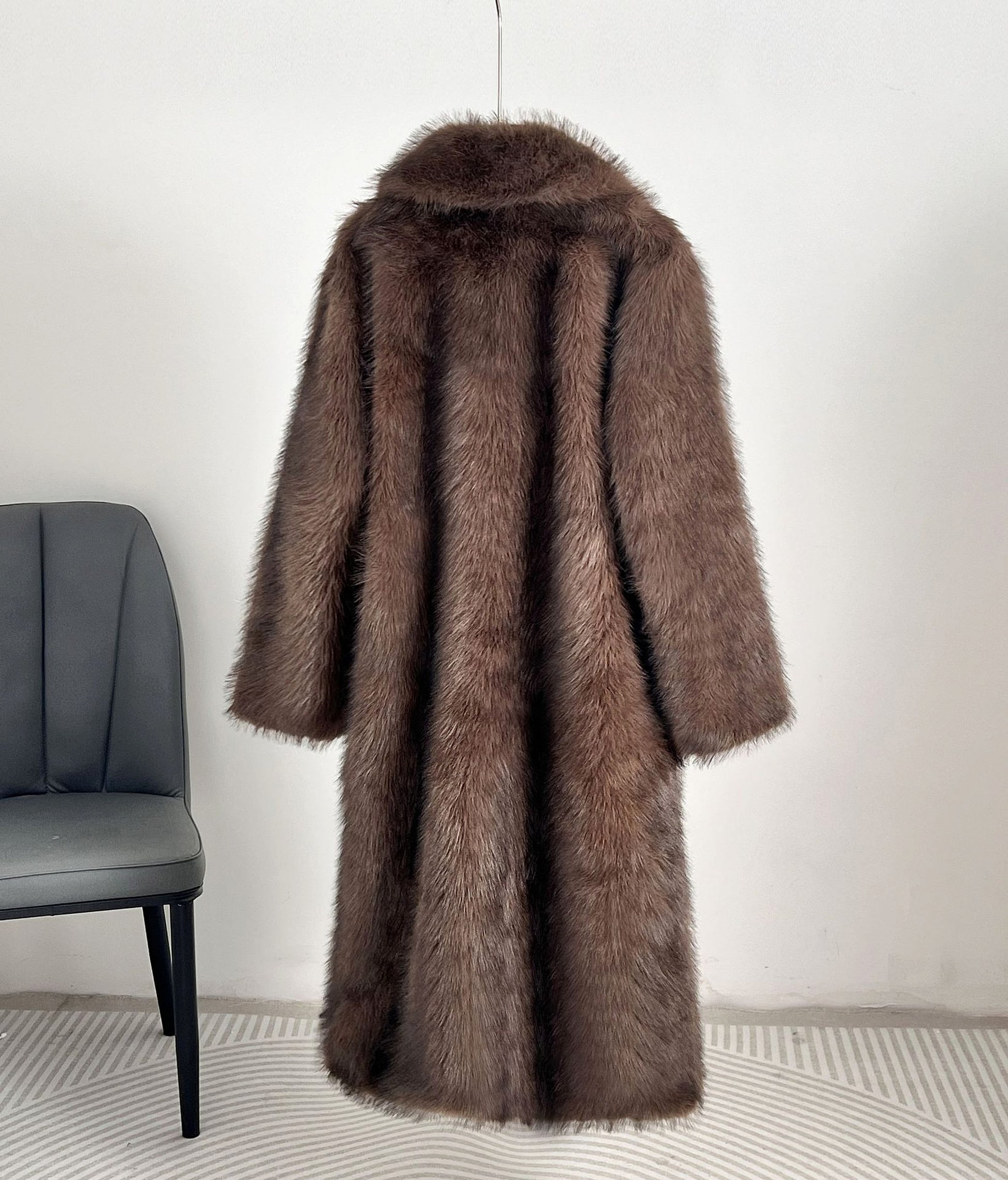 Royal Faux Fur Maxi Coat – 25 Edition - enhanced image 6