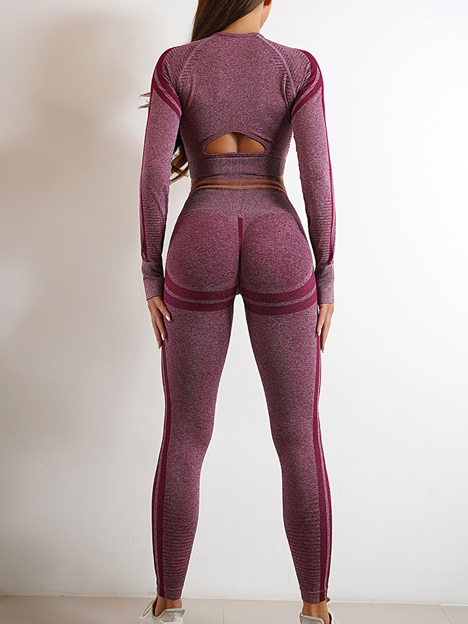 Seamless Yoga Fitness Leggings - enhanced image 6