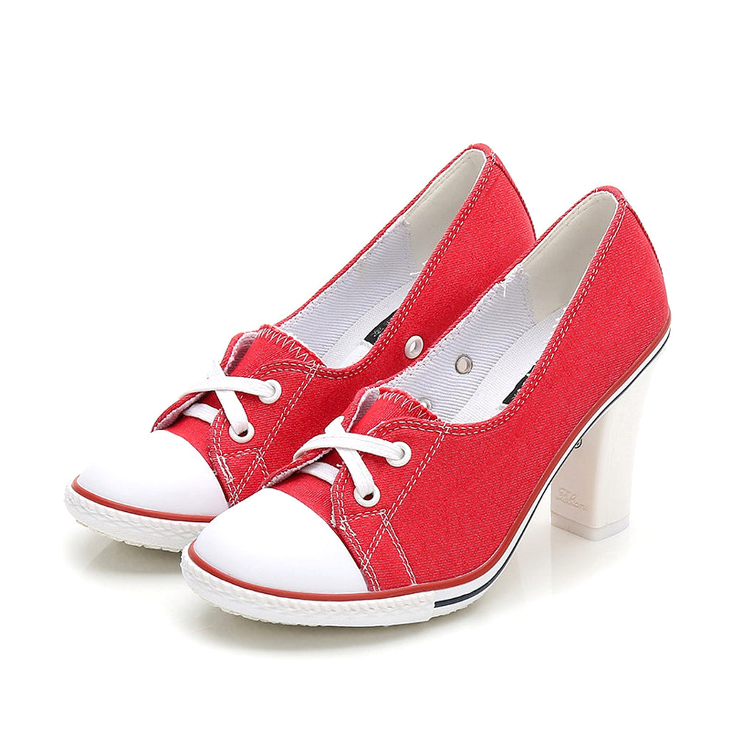 SeoulLift™ – Korean Canvas High-Sole Sneakers (Women) - enhanced image 6