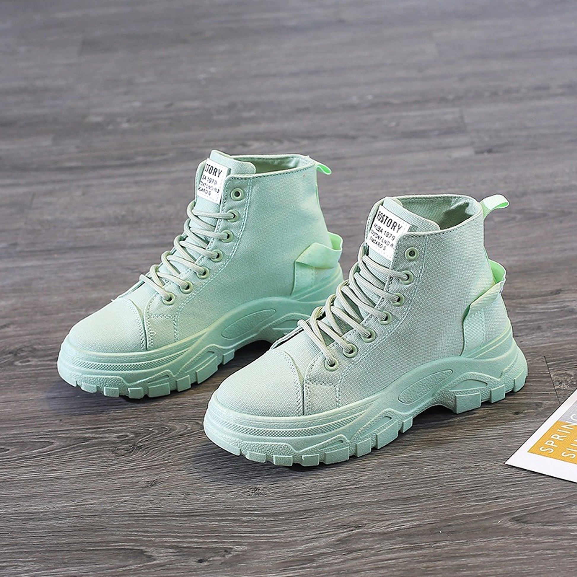Short boots girls youth students thick soled - enhanced image 6