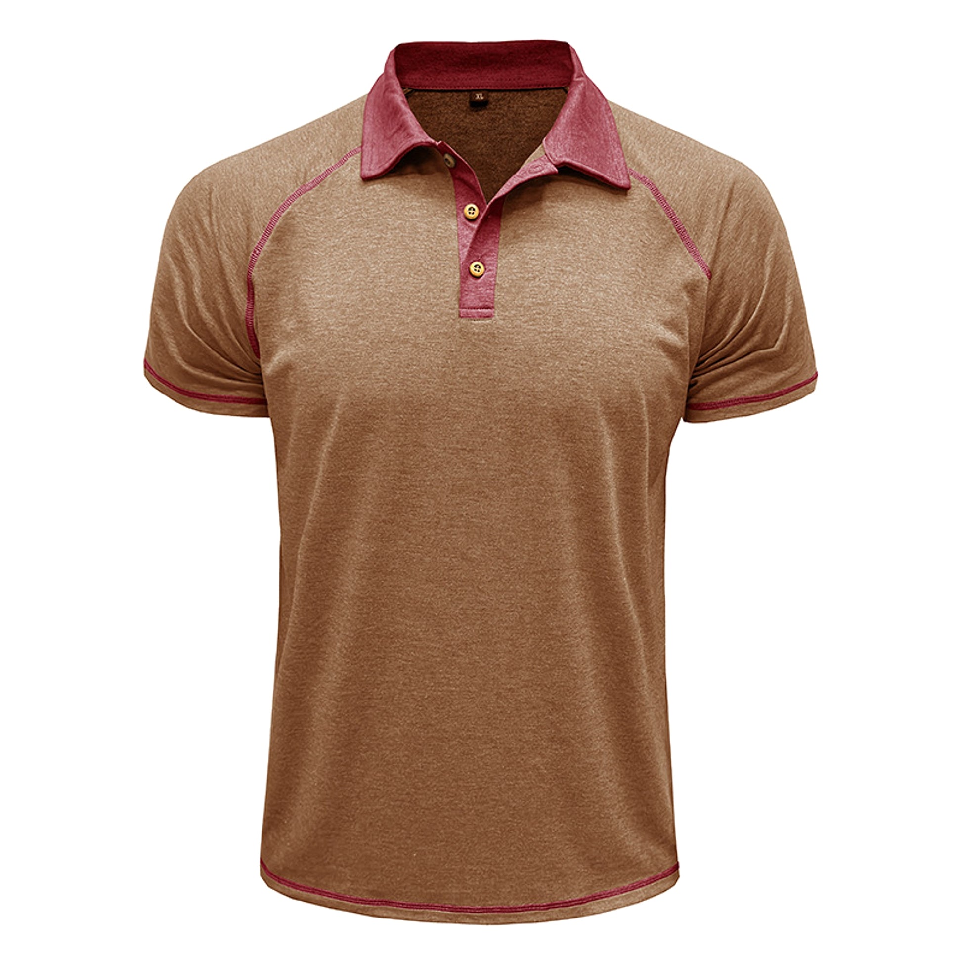 Short-sleeved Lapel T-shirt POLO Bottoming Shirt Men Clothing - enhanced image 6