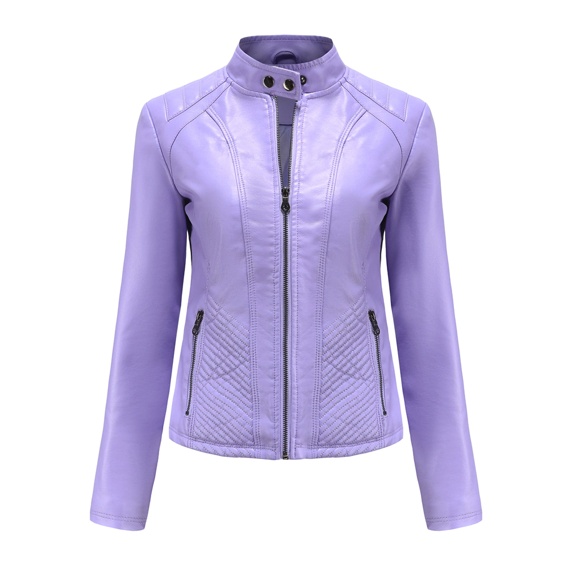UrbanEdge™ PU Leather Jacket – Sleek Moto Edition - enhanced image 6