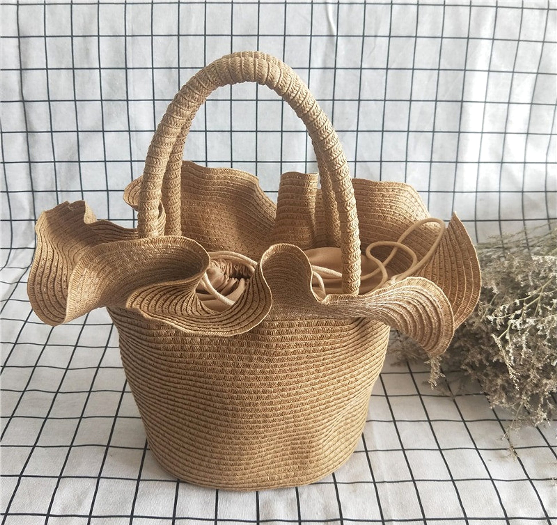 SolunaWeave™ – Flare Hat Basket Bag - enhanced image 6