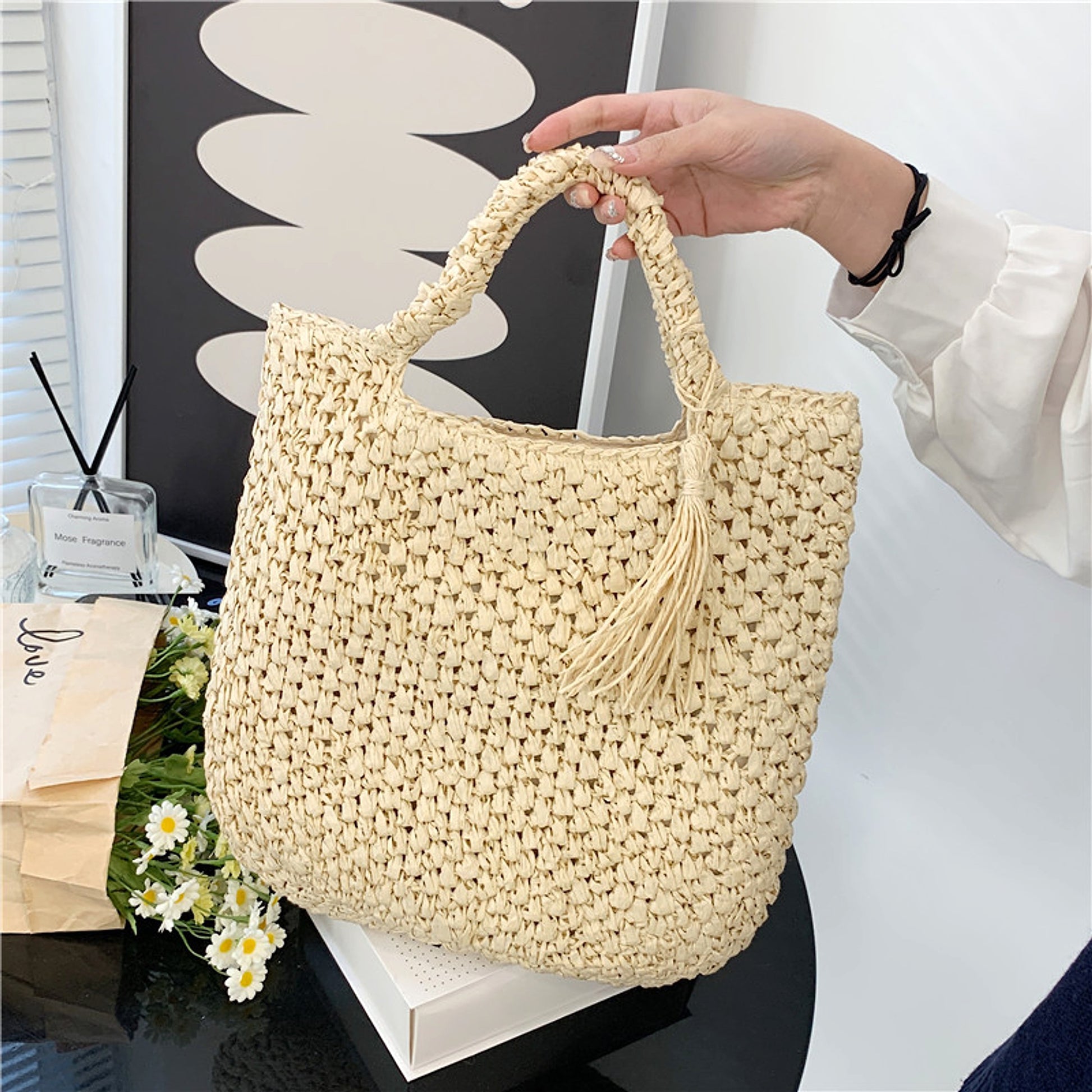SolunaWeave™ – Nomad Knit Tote - enhanced image 6