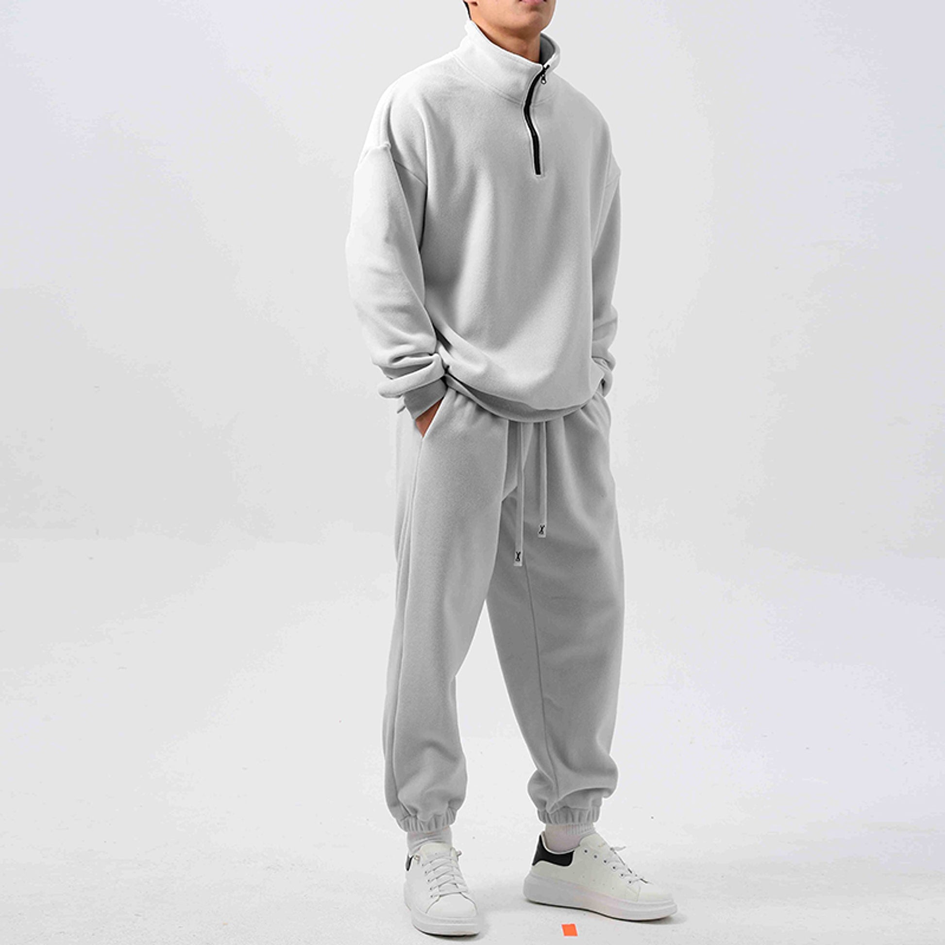 Men's Fleece Tracksuit – Wide Fit, Ultimate Comfort - enhanced image 6
