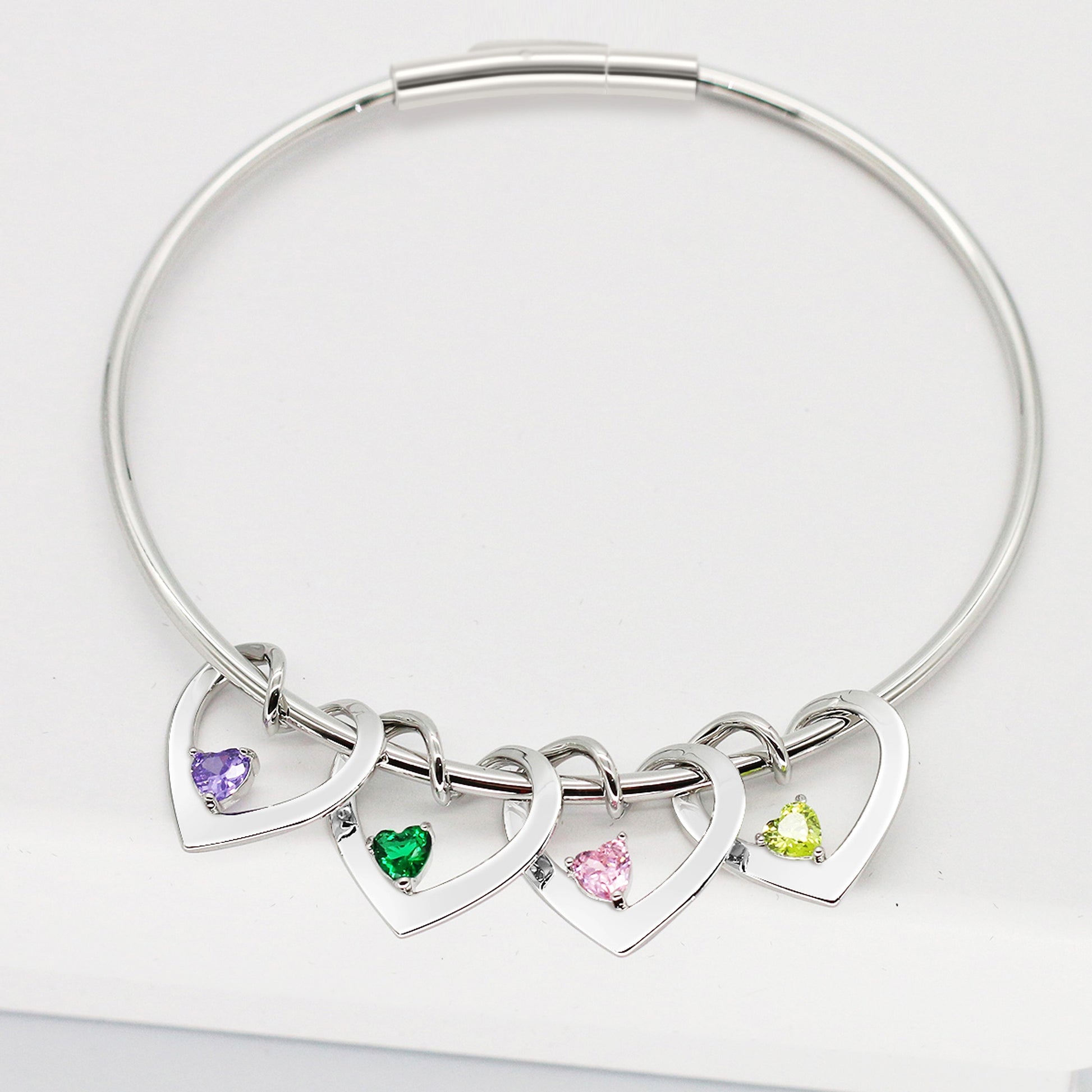Stainless Steel Bracelet With Diamond - enhanced image 6