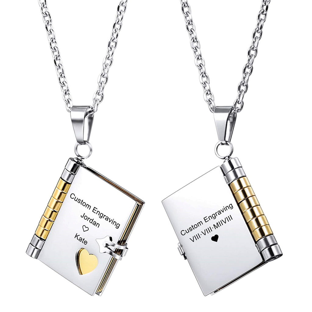 LuxeJewels™ – LoveBook™ Couple Pendant - enhanced image 6