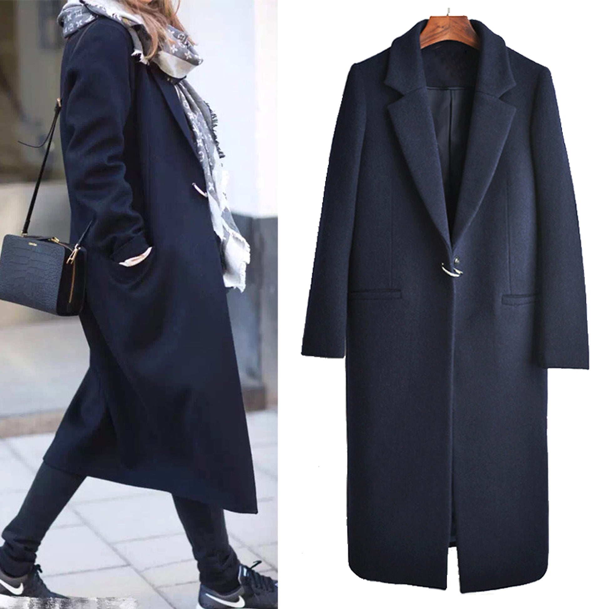 Structure Slim Wool Coat – 25 Edition - enhanced image 6