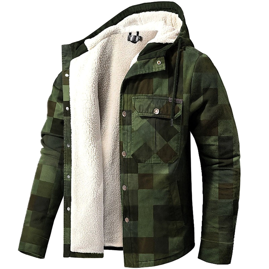 Thickened Loose Men's Clothing Fleece Jacket - enhanced image 6