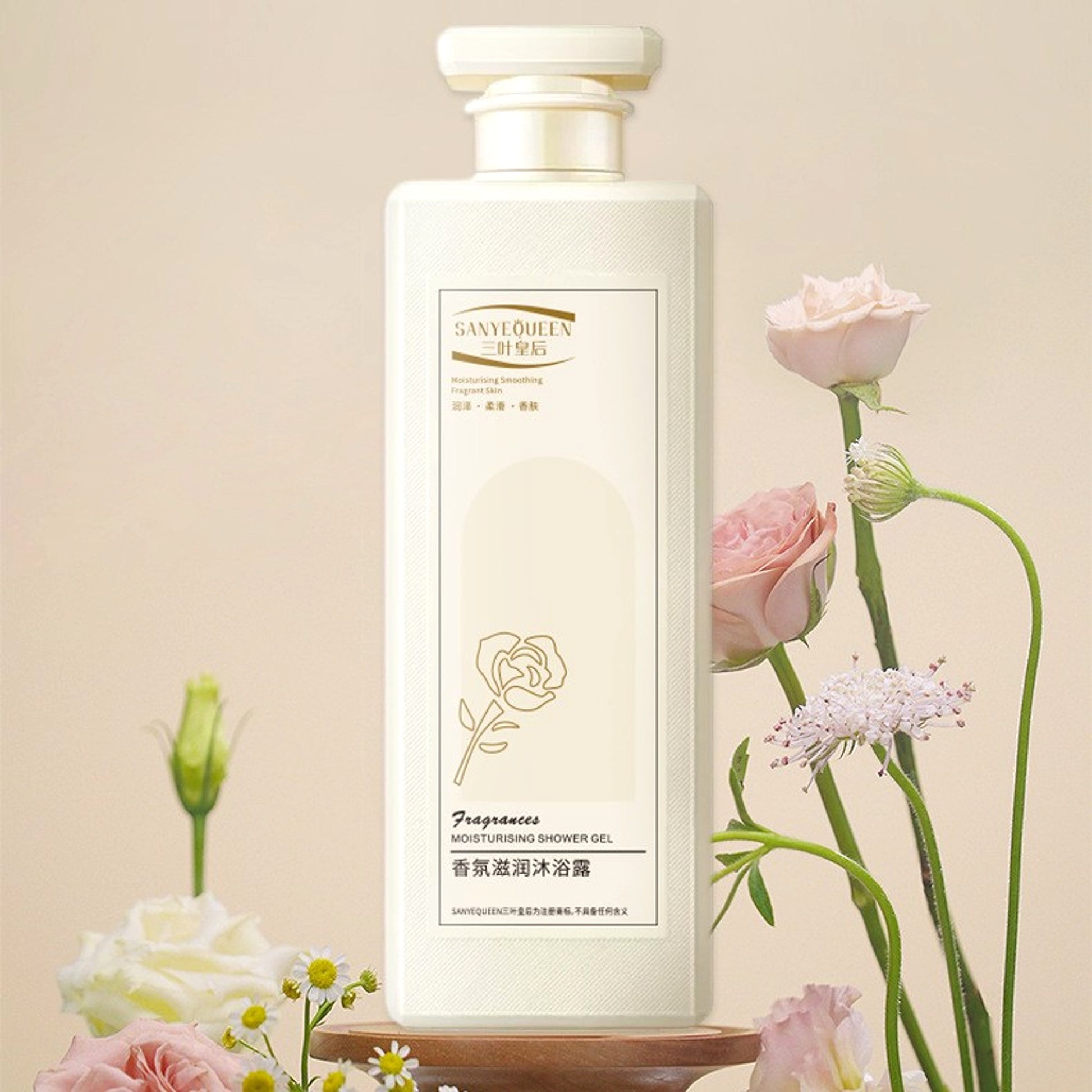 Three-leaf Queen Shower Gel – Deep-Cleansing Aromatherapy (800ml) - enhanced image 6