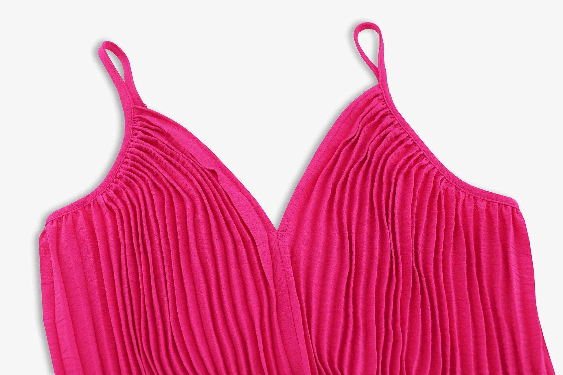 V-neck Suspender Pleated Jumpsuit Women - enhanced image 6