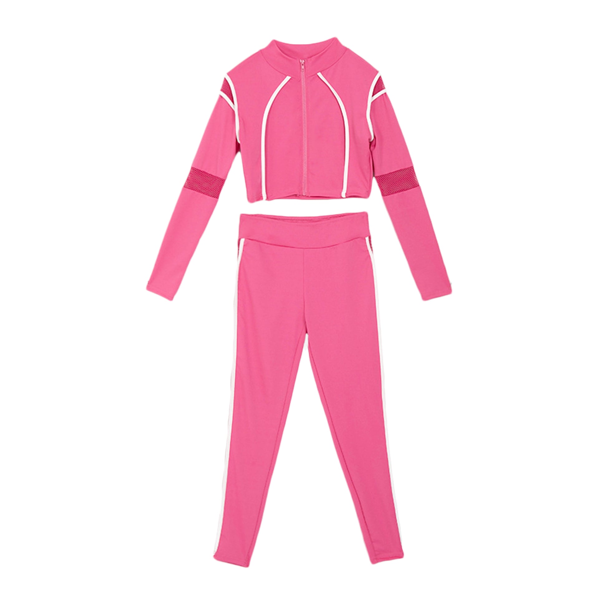 VibeFlex™ – Deep V Mesh Cut-Out 2pc Stretch Set - enhanced image 6