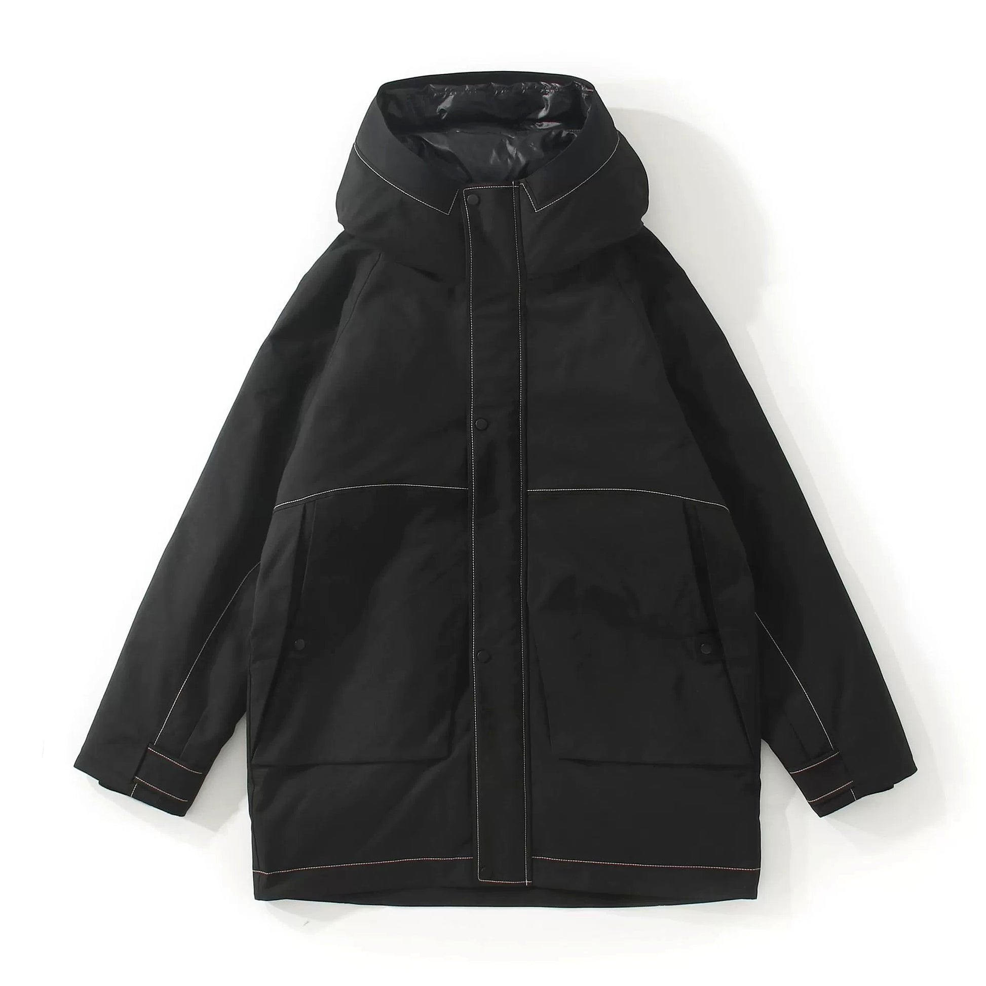 Winter Loose White Duck Down Quality Fashion Jacket Men - enhanced image 6