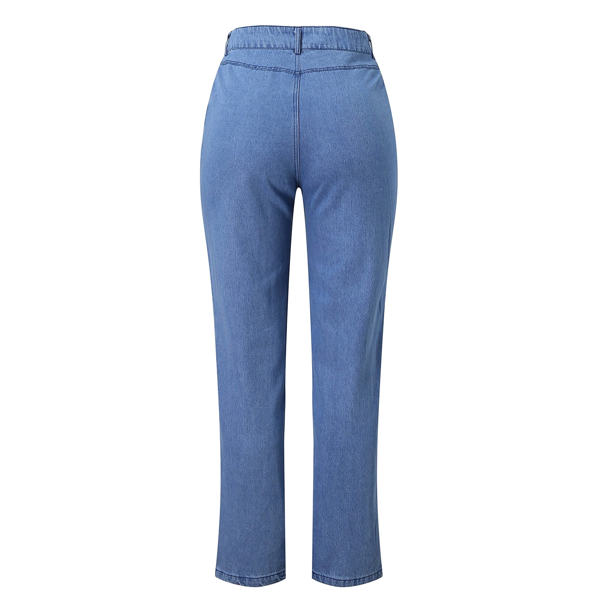 Women’s Wide-Leg Butterfly Jeans – Hot-Flower Vintage Statement Pants - enhanced image 6