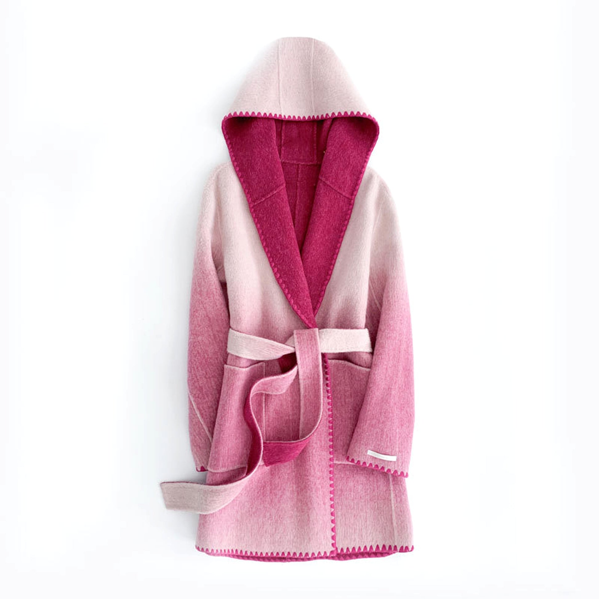 Women's Fashion Reversible Cashmere Coat – Luxury & Versatility - enhanced image 6