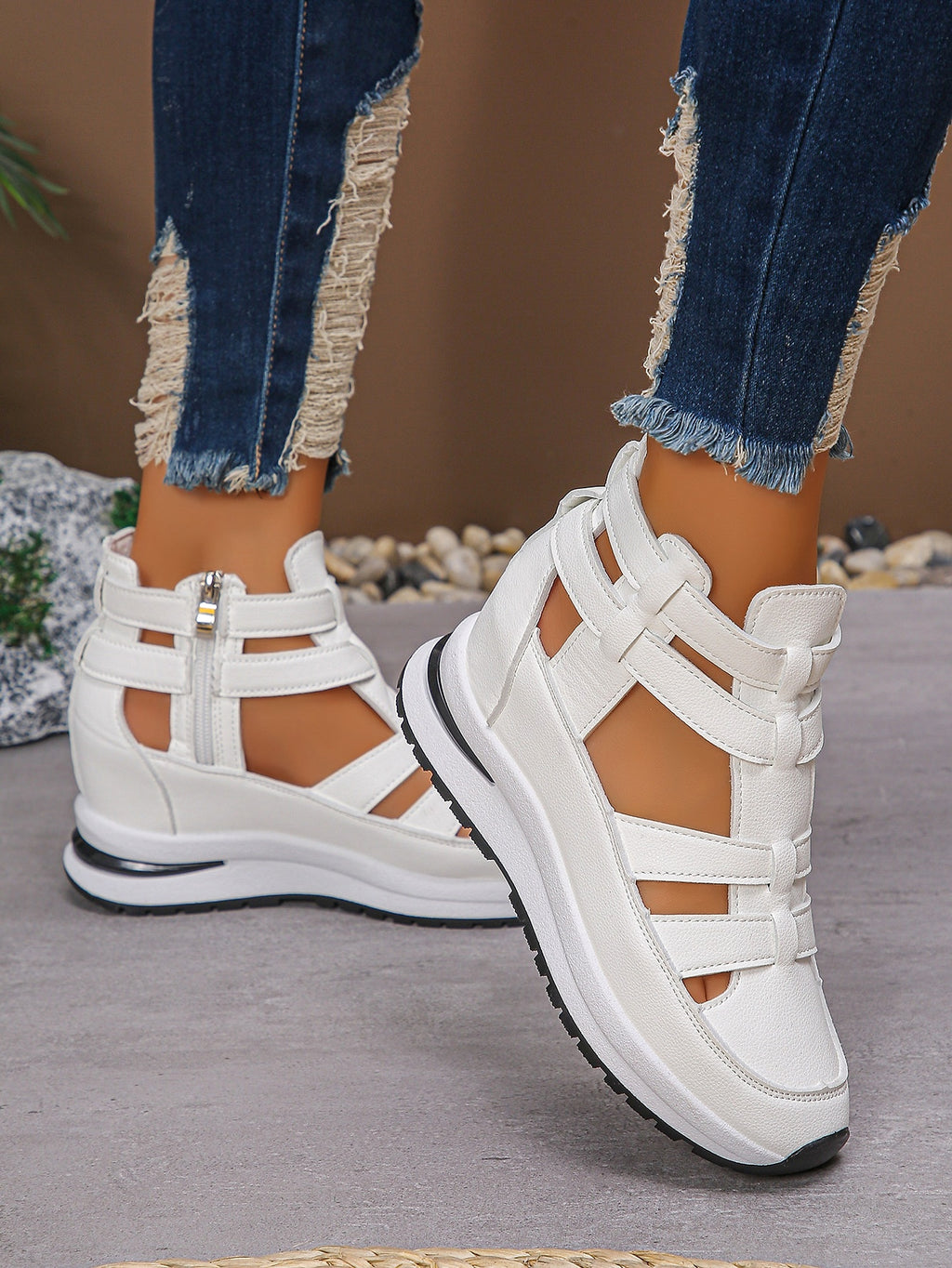 ALLFASHION™ – AirWave Velcro Platform Sandals - enhanced image 6