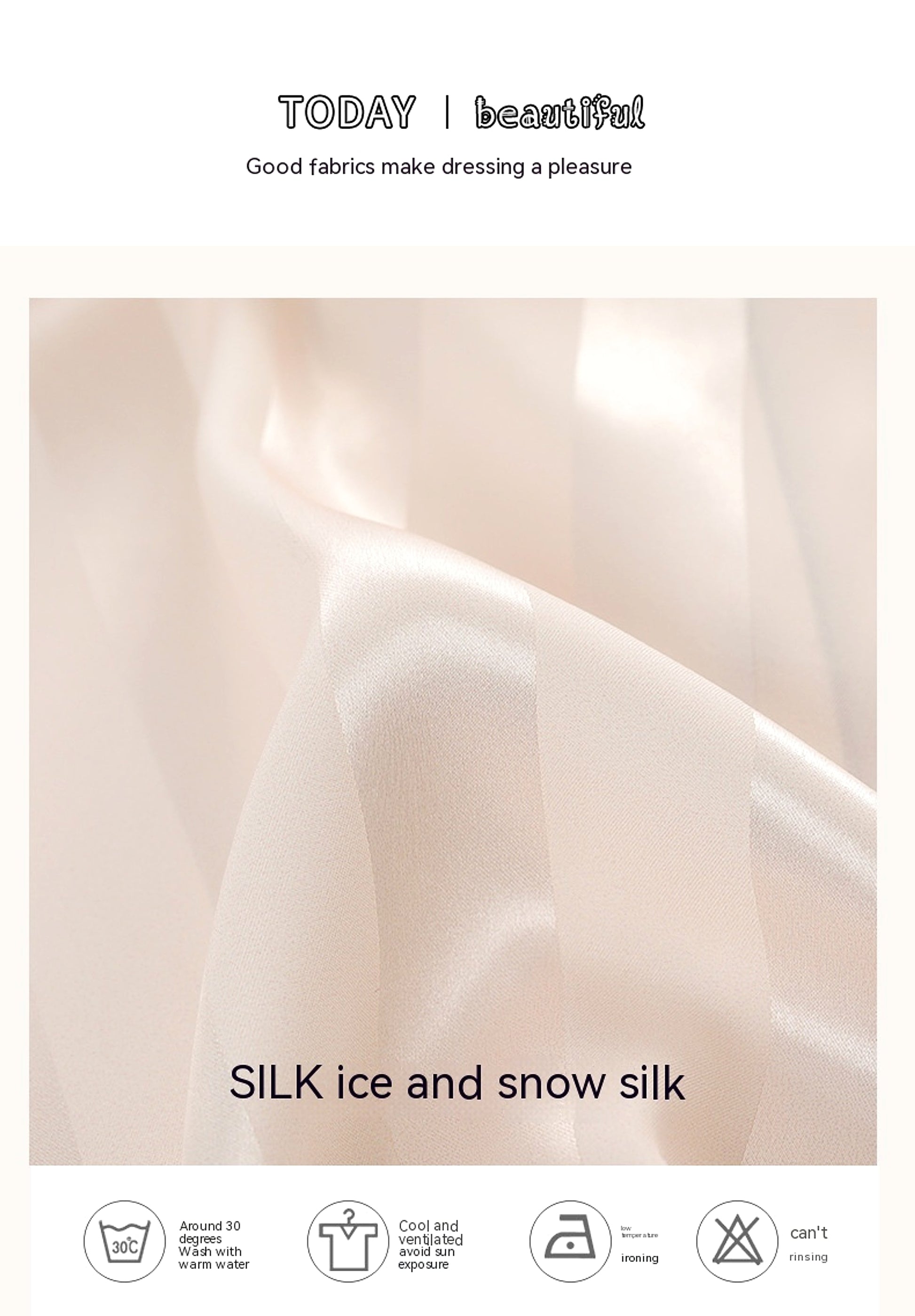 Women's Long-sleeved Ice Silk Thin Homewear Pajamas - enhanced image 6