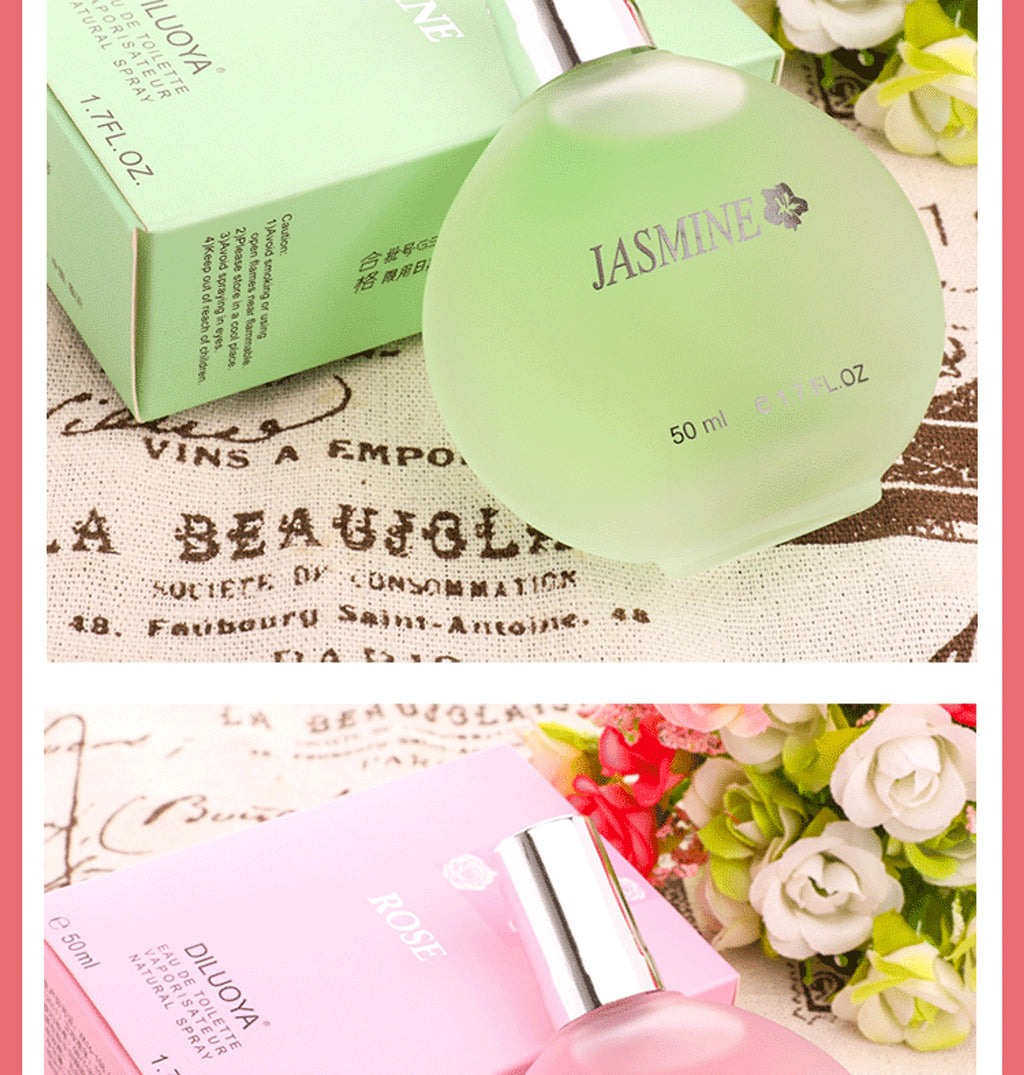 Women's Perfume Floral Light Fragrance Fragrance Student Jasmine Rose Osmanthus Perfum - enhanced image 6