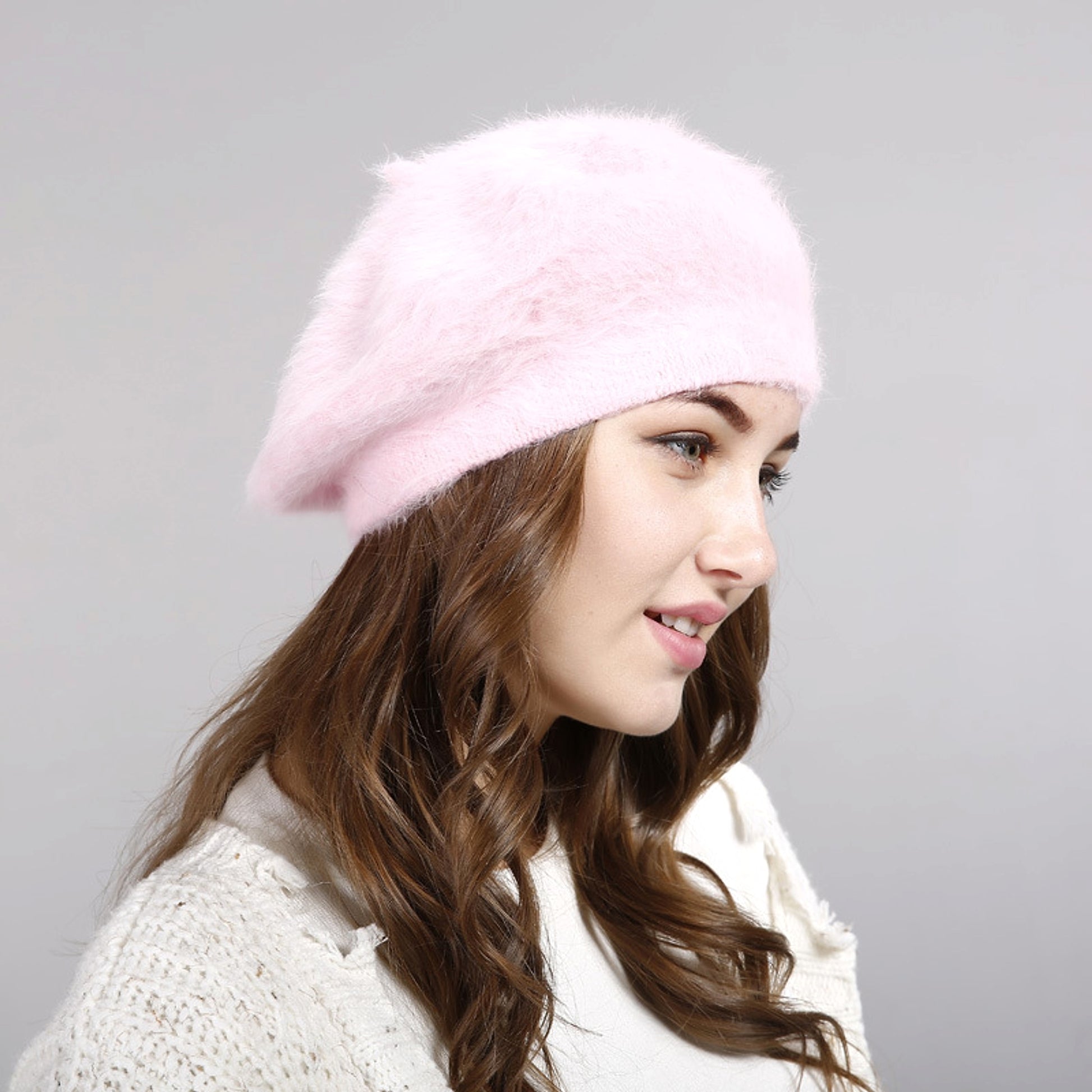 Women's Solid Color Wool Hat - enhanced image 6