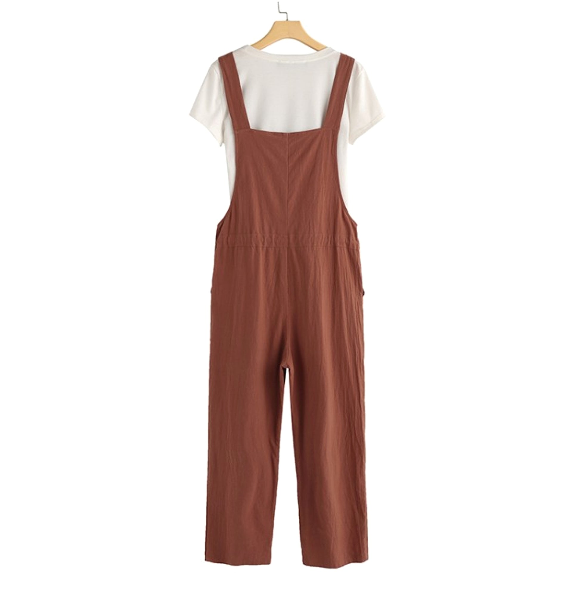 Women's Suspenders Casual Jumpsuit - enhanced image 6
