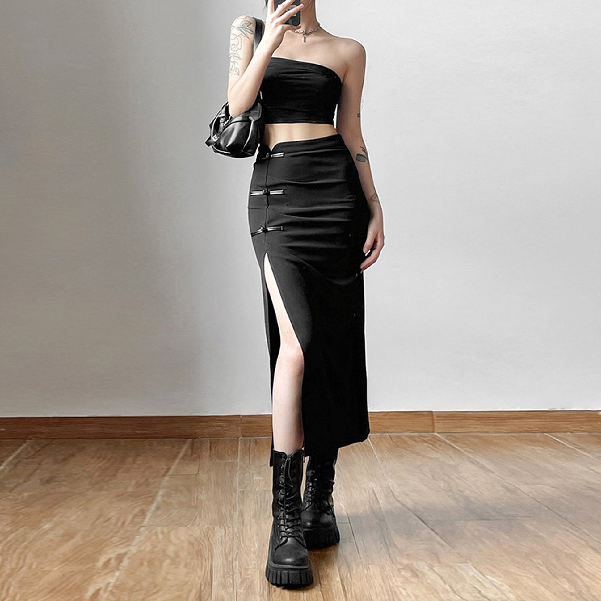 Women's Temperament Commuting Waist  Hip Skirt - enhanced image 6